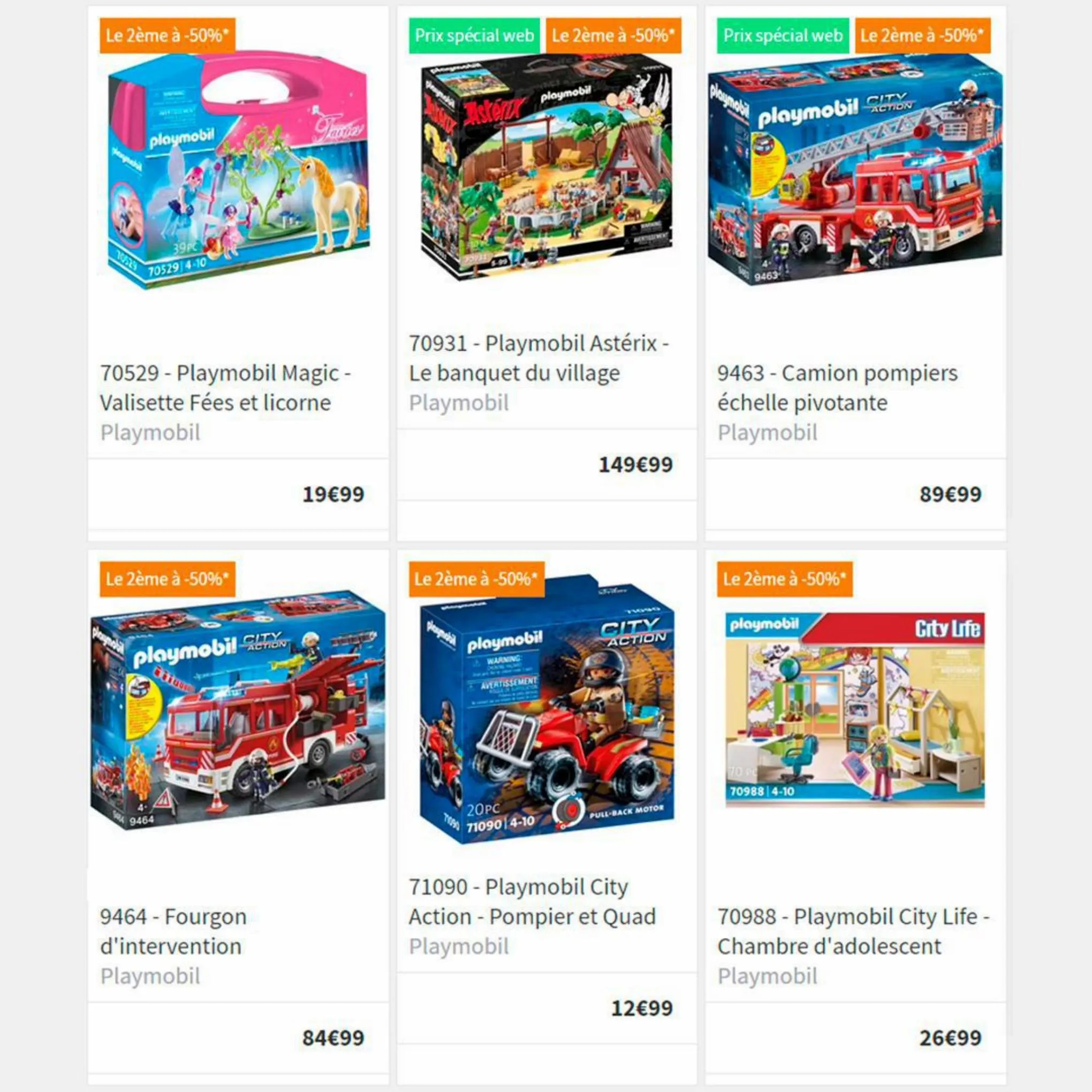 Catalogue Offres sur les jouets anniversaire Playmobil, page 00008