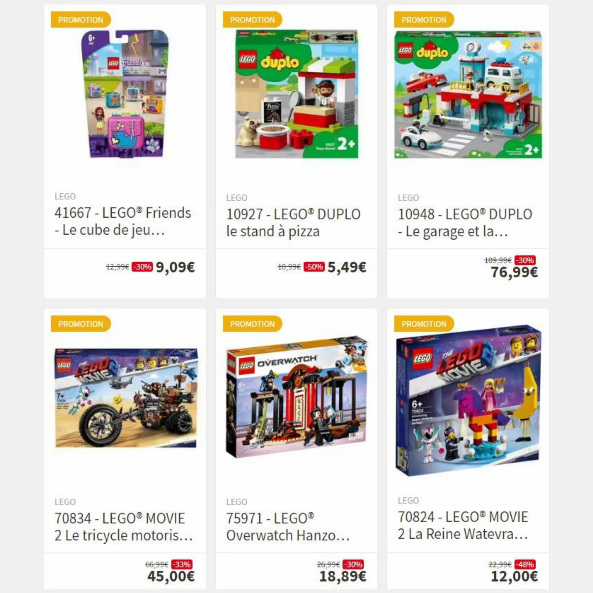 Catalogue La meilleure offre sur Lego, page 00004
