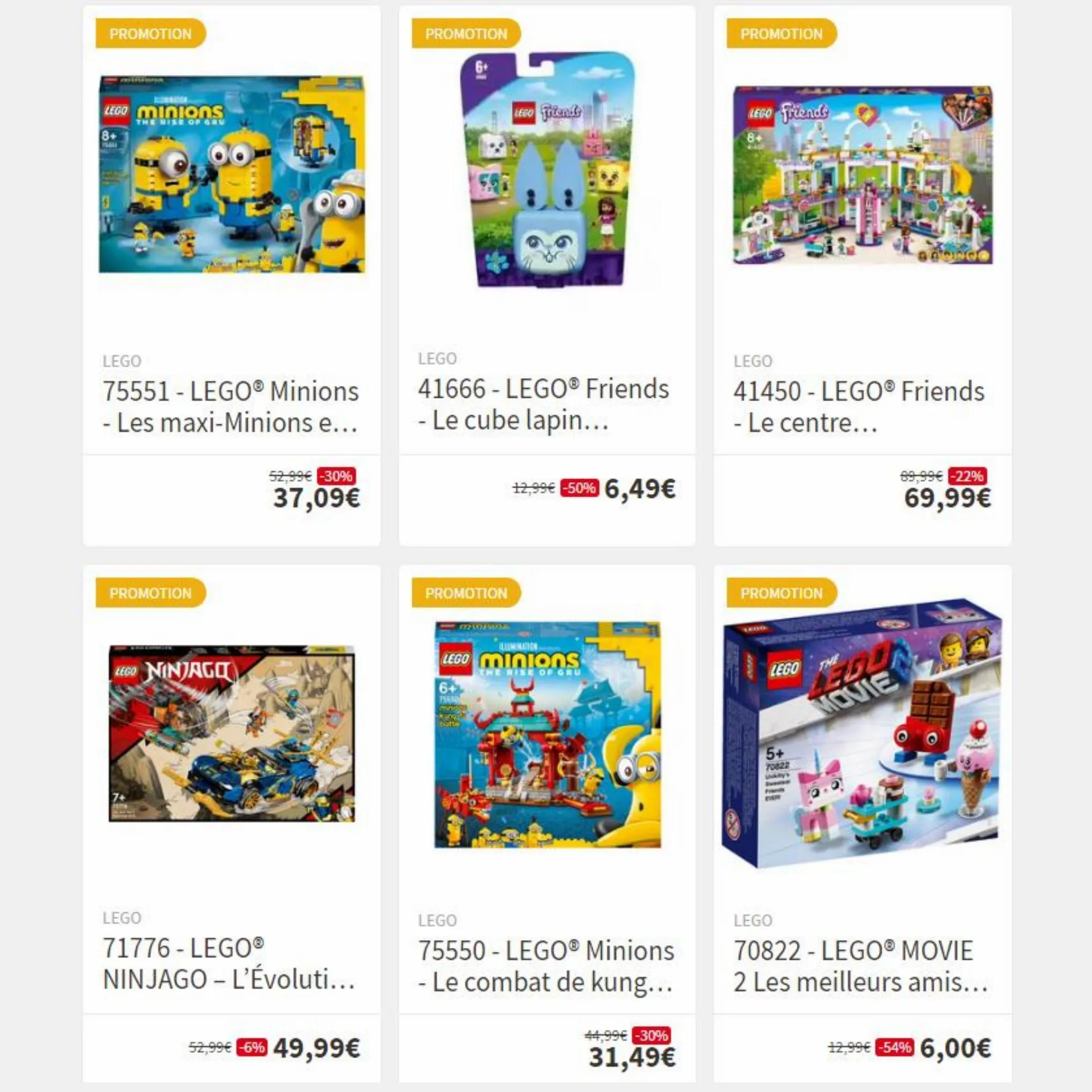 Catalogue La meilleure offre sur Lego, page 00008