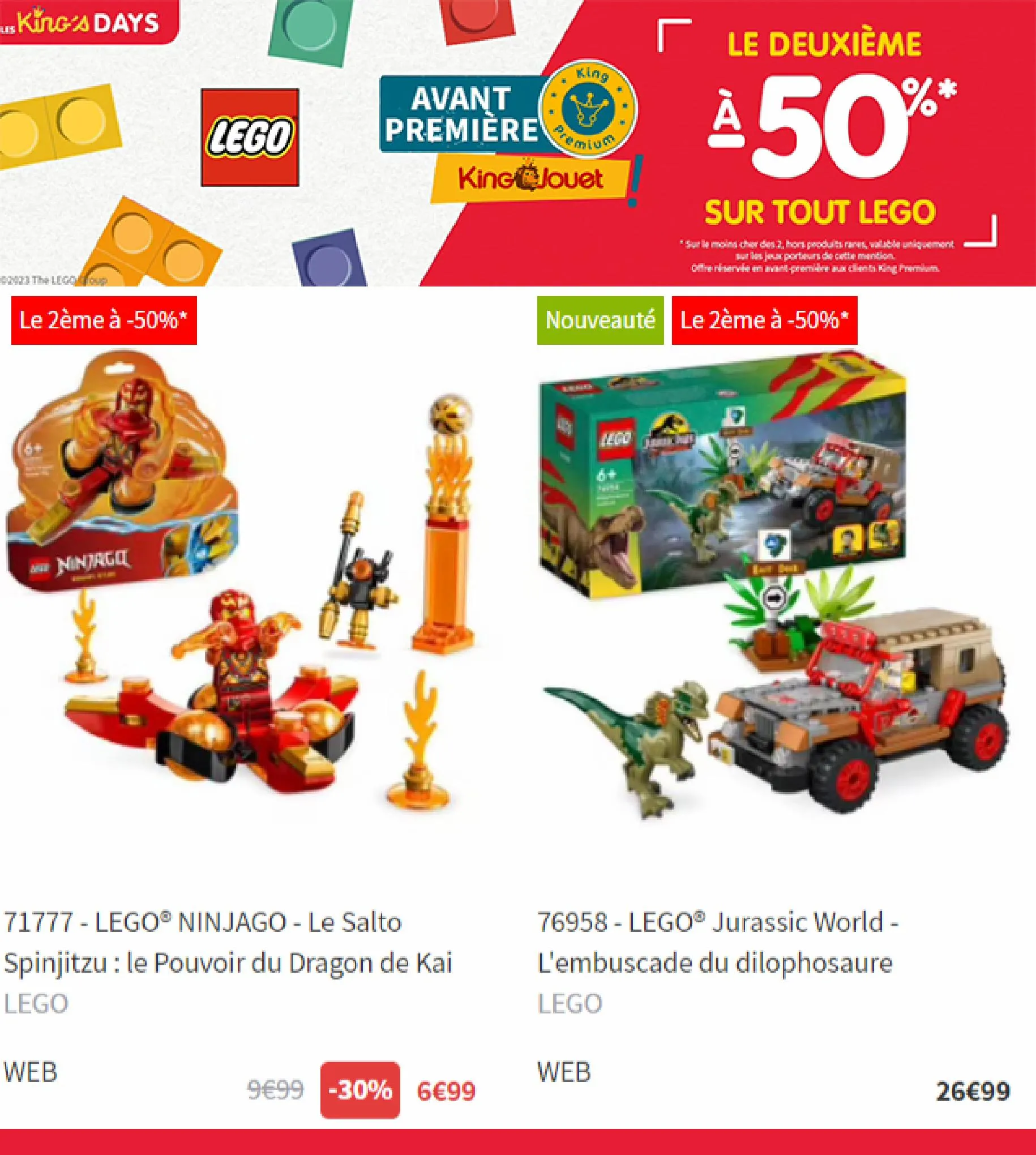 Catalogue Le deuxieme a -50% sur tout LEGO, page 00003