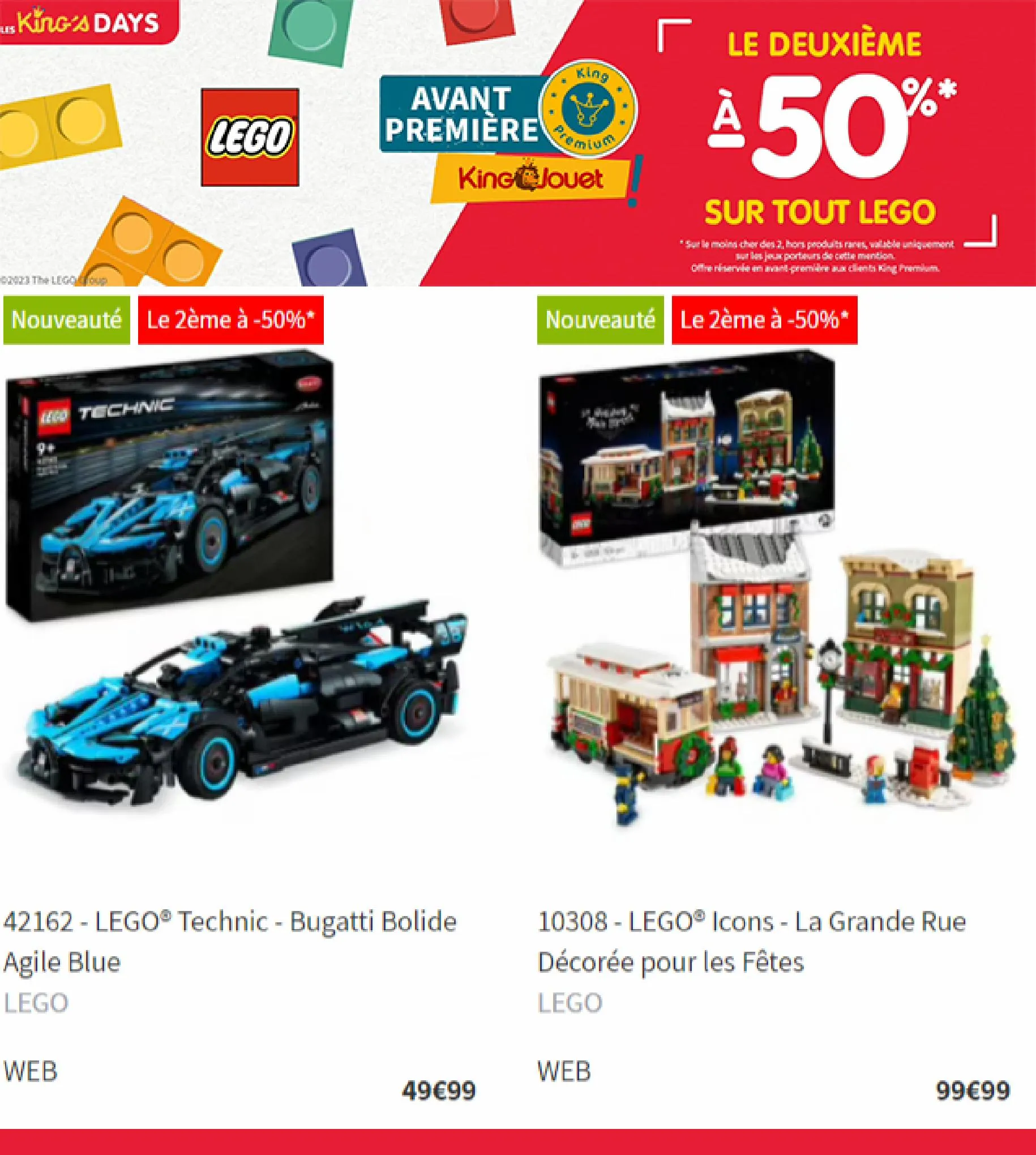 Catalogue Le deuxieme a -50% sur tout LEGO, page 00004
