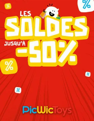 SOLDES : JUSQU'À -50% !