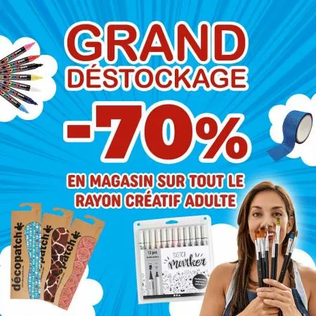 Grand destockage -70%