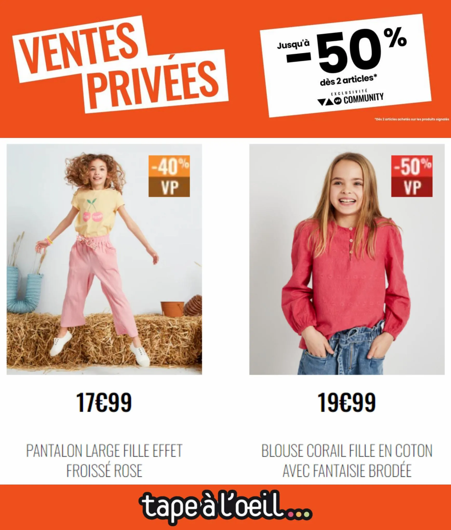 Catalogue Ventes Privées Jusqu'à -50% dès 2 articles*, page 00003