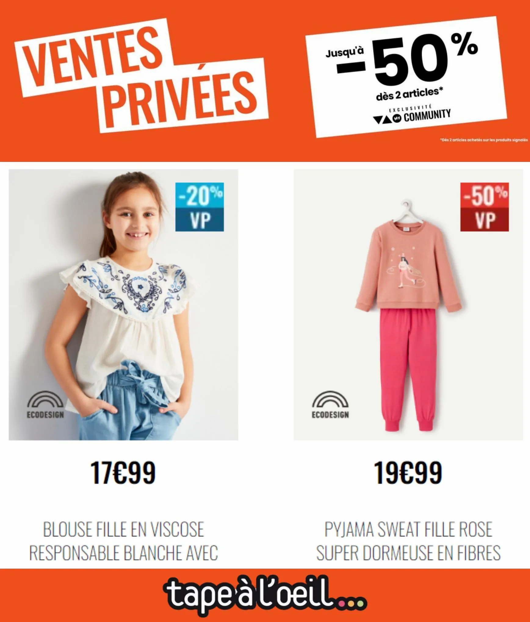 Catalogue Ventes Privées Jusqu'à -50% dès 2 articles*, page 00006