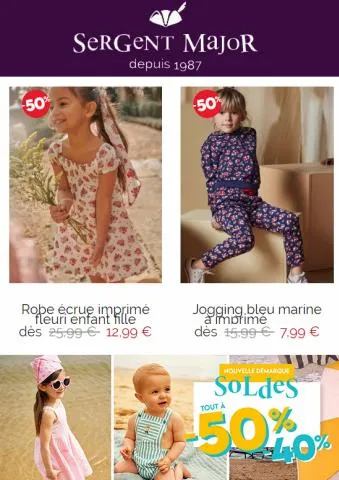 Soldes tout a -50%