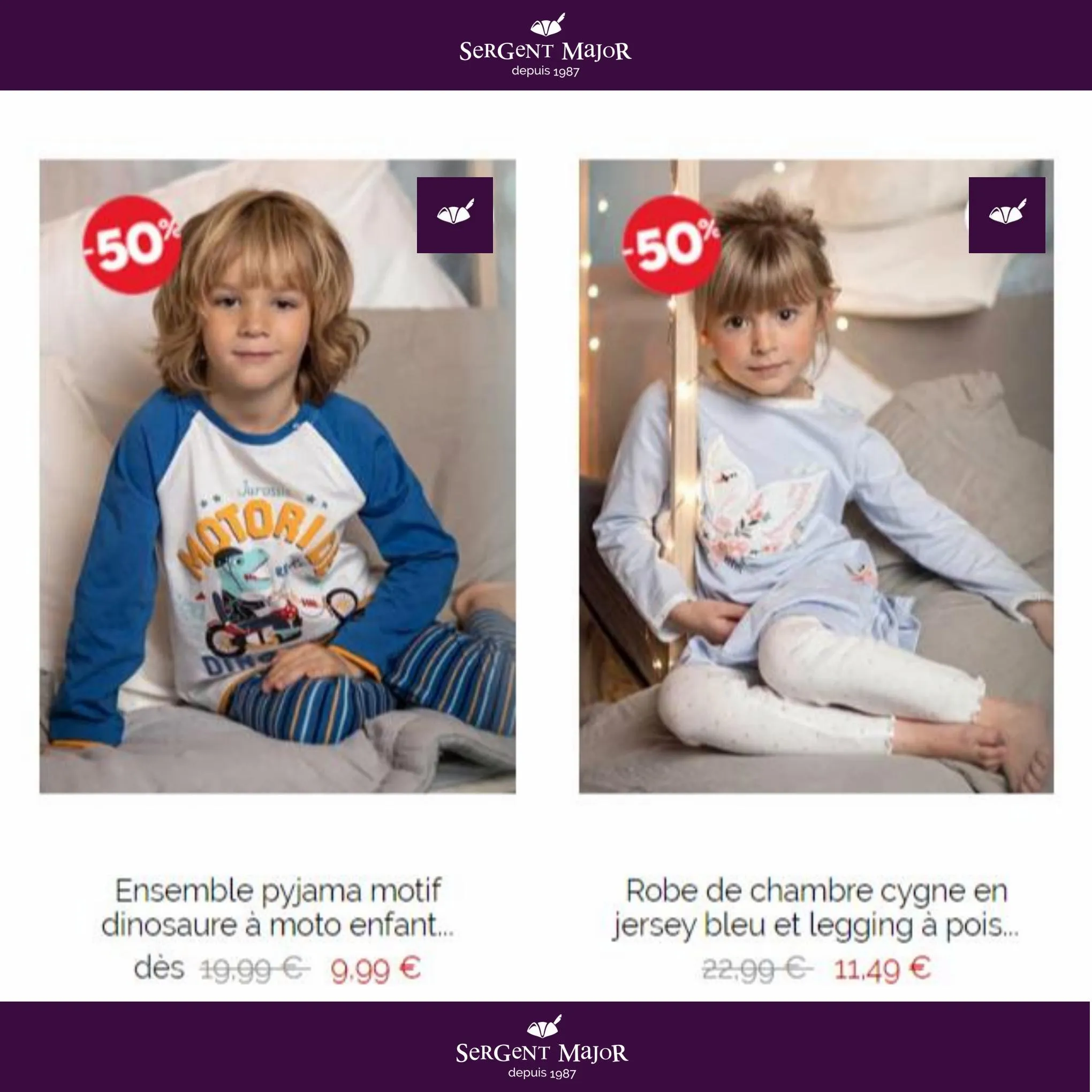 Catalogue Offre spéciale sur les pyjamas du 3 mois au 11 ans, page 00007