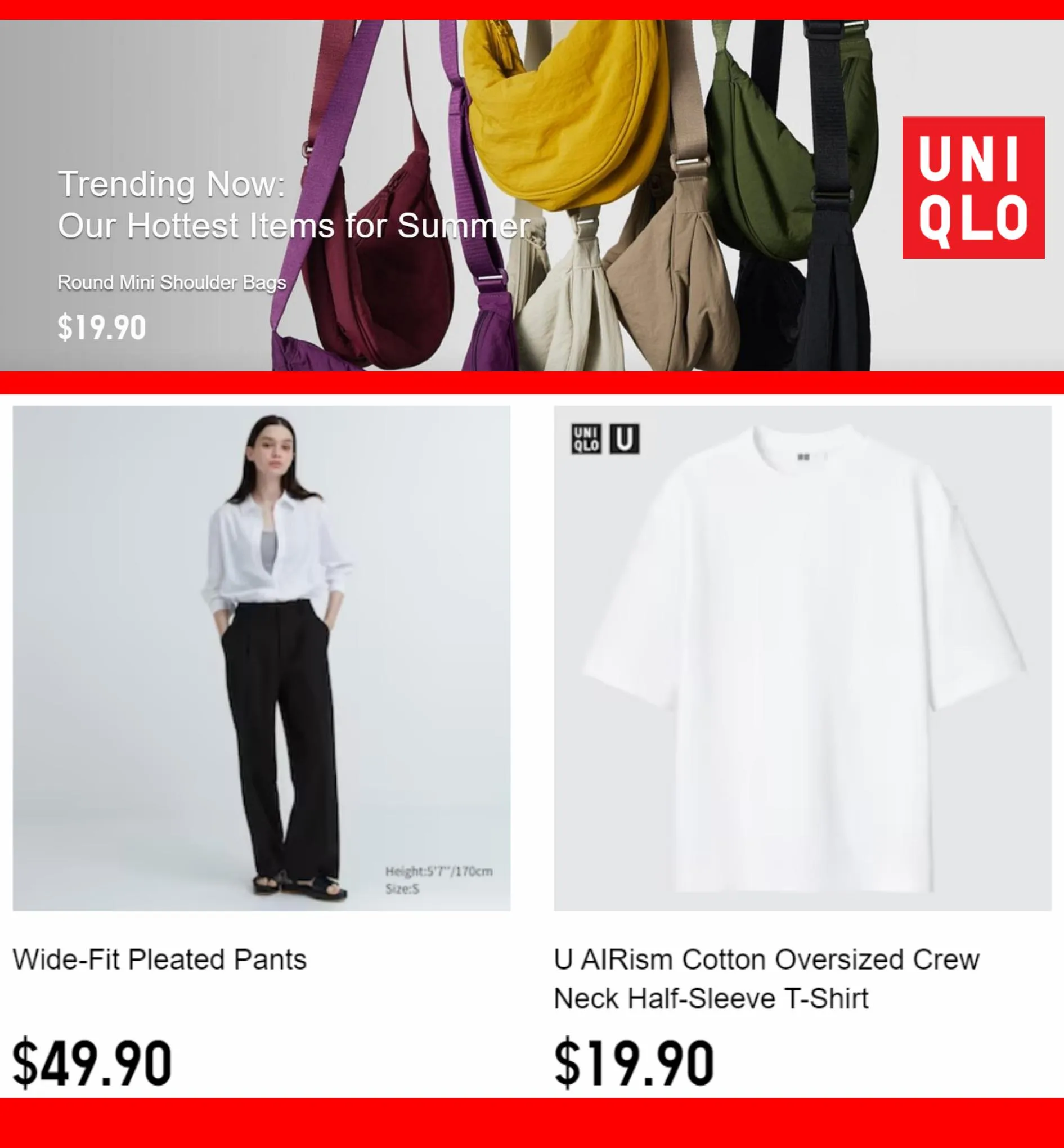 Catalogue Uniqlo Trending Now, page 00004