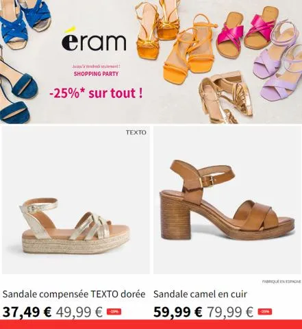 Catalogue Eram à Paris | Offres Speciales | 25/05/2023 - 08/06/2023