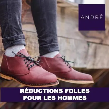 Réductions folles pour les hommes