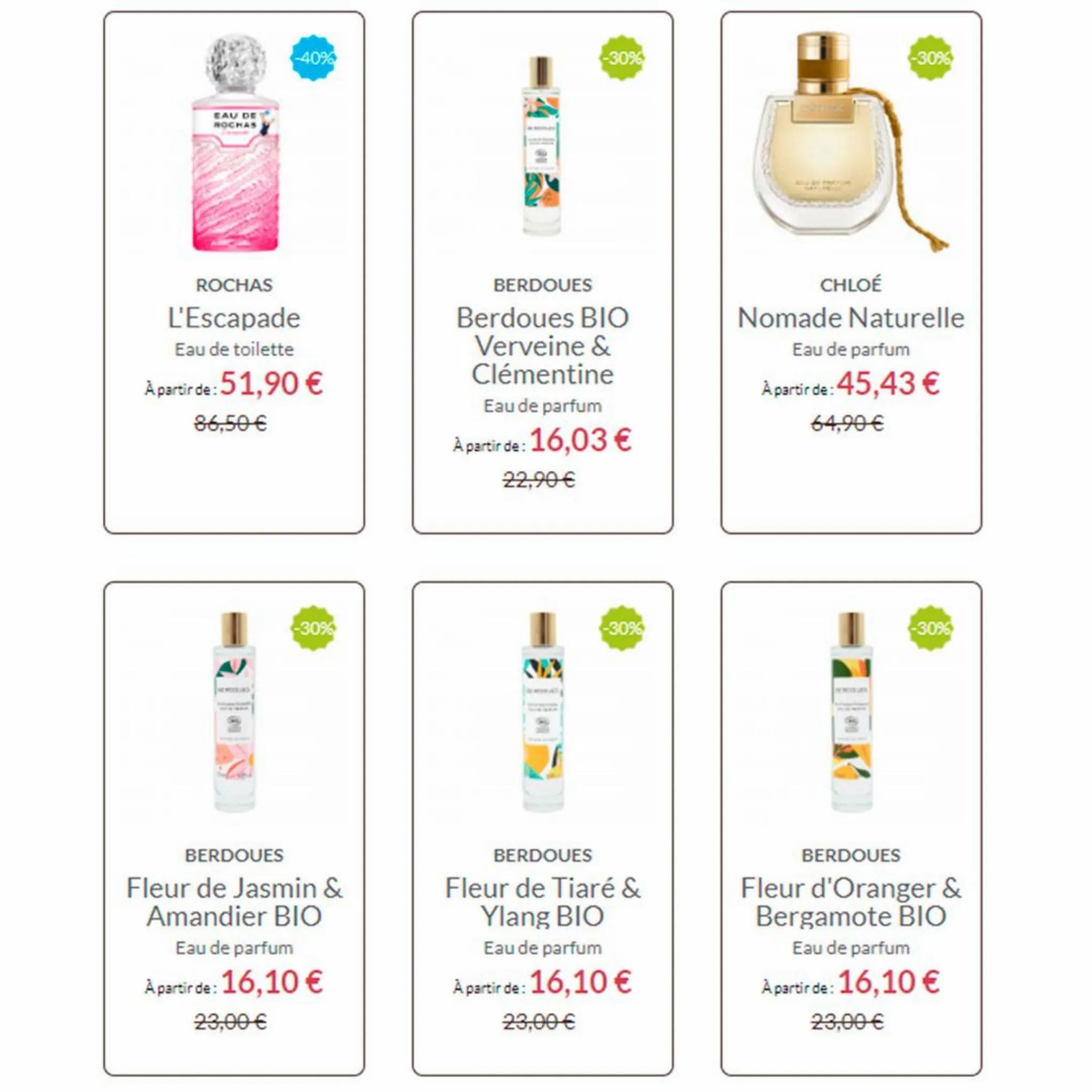 Catalogue Offres incroyables sur les parfums, page 00002