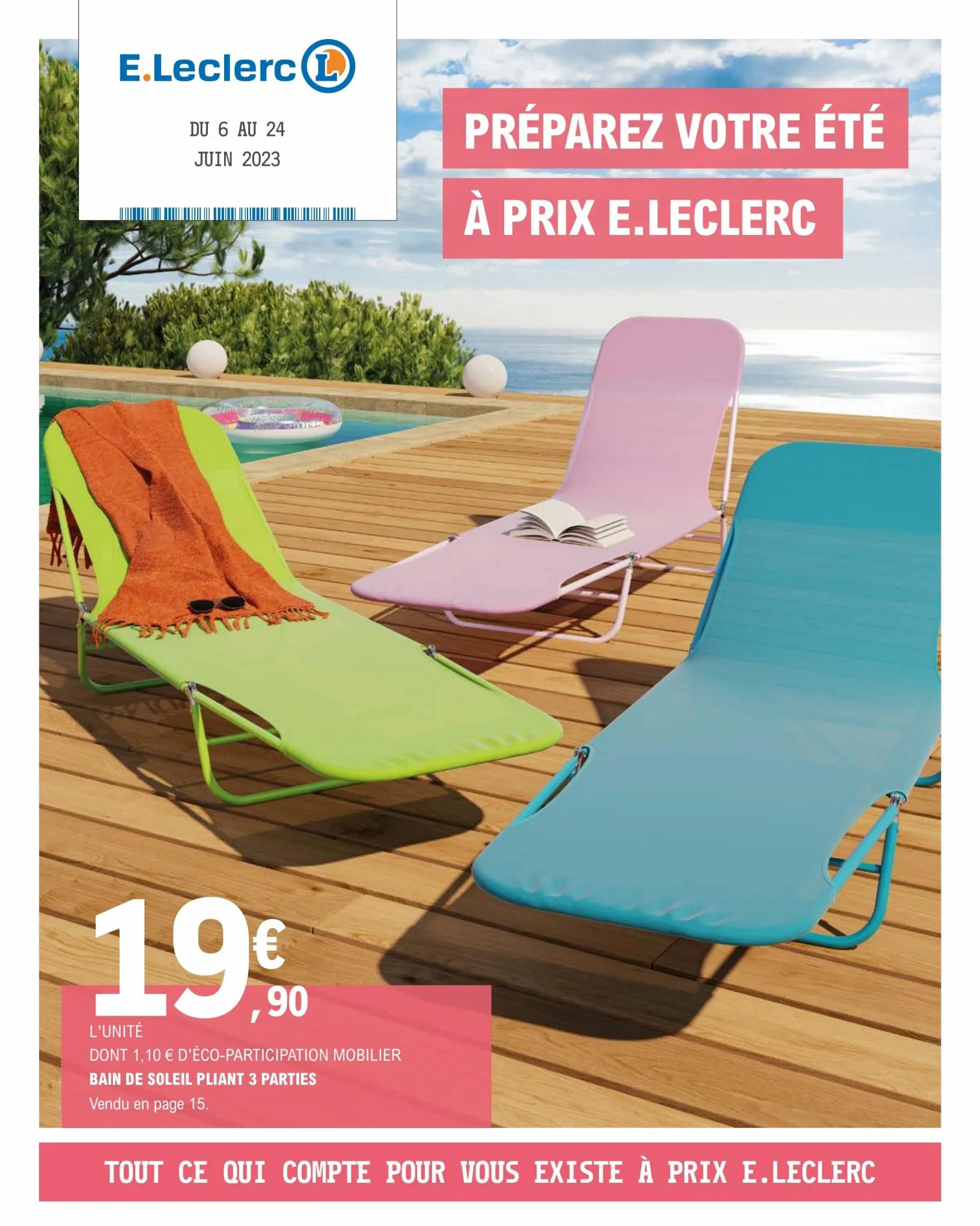 Catalogue Préparez votre Été À Prix E.Leclerc, page 00001