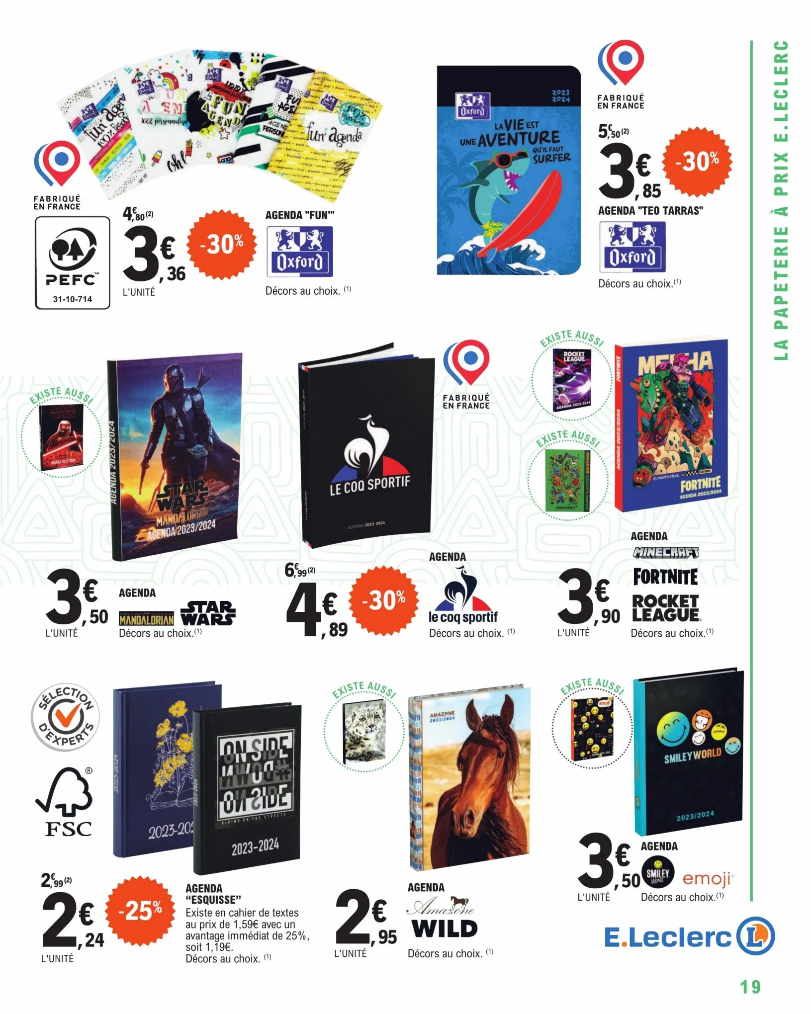 Catalogue Les Prix E.Leclerc, c'est aussi sur la Rentrée des classes!, page 00019