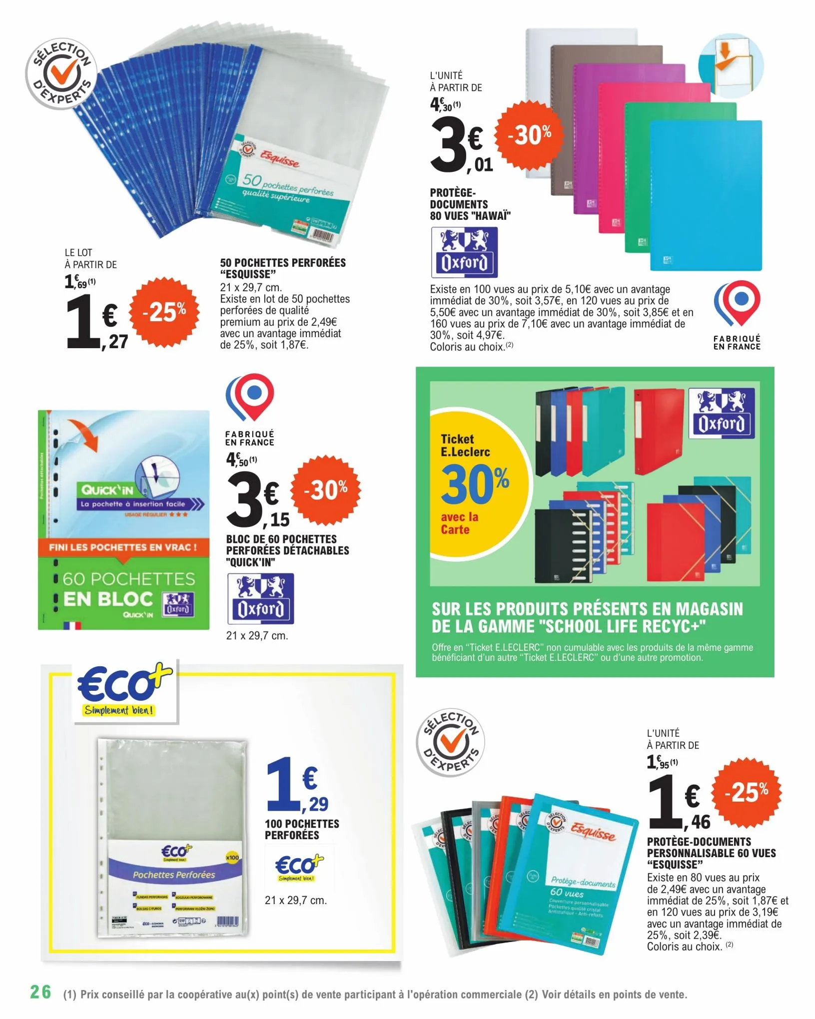 Catalogue Les Prix E.Leclerc, c'est aussi sur la Rentrée des classes!, page 00026