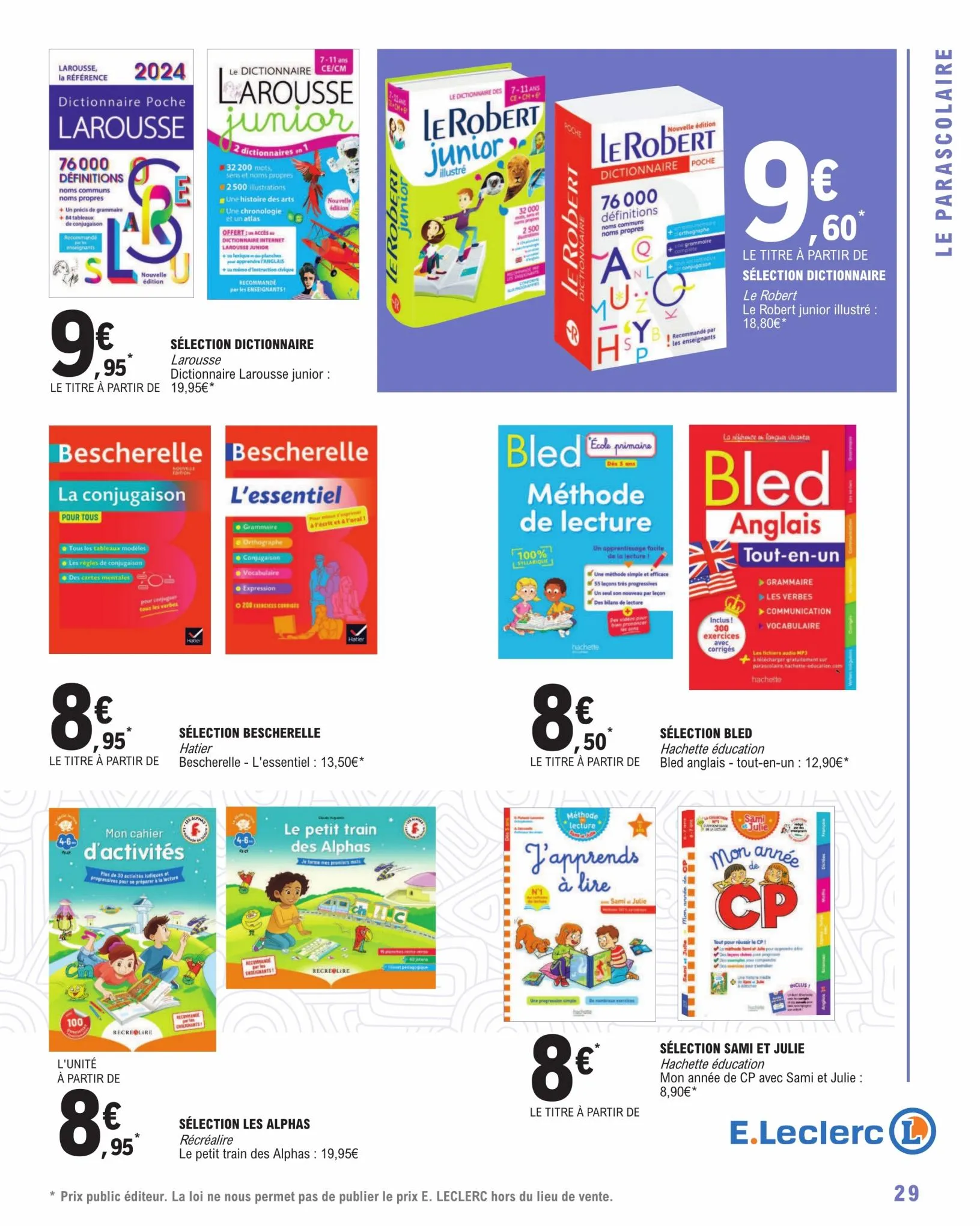 Catalogue Les Prix E.Leclerc, c'est aussi sur la Rentrée des classes!, page 00029