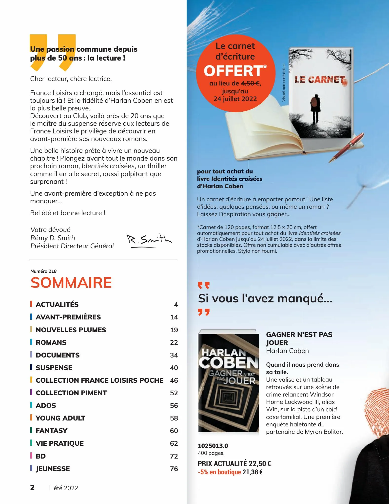 Catalogue France Loisirs Le Mag, page 00002