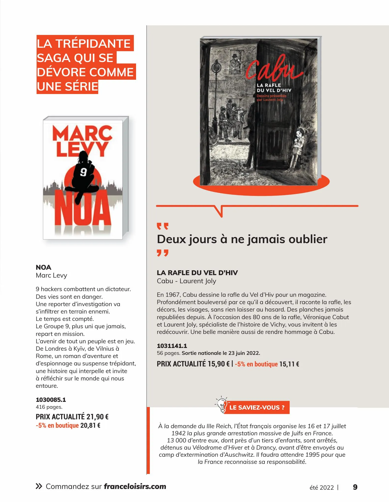 Catalogue France Loisirs Le Mag, page 00009
