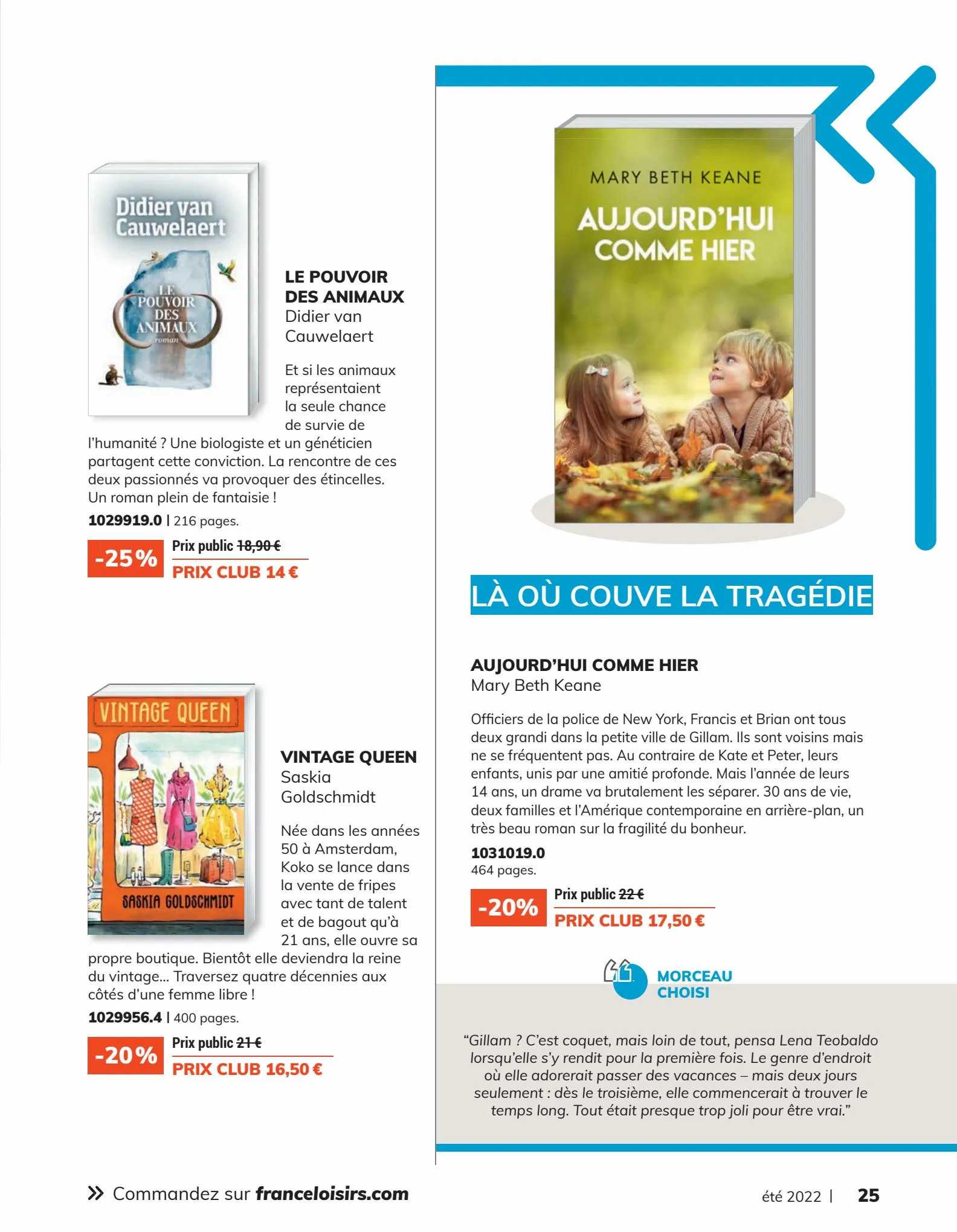 Catalogue France Loisirs Le Mag, page 00025