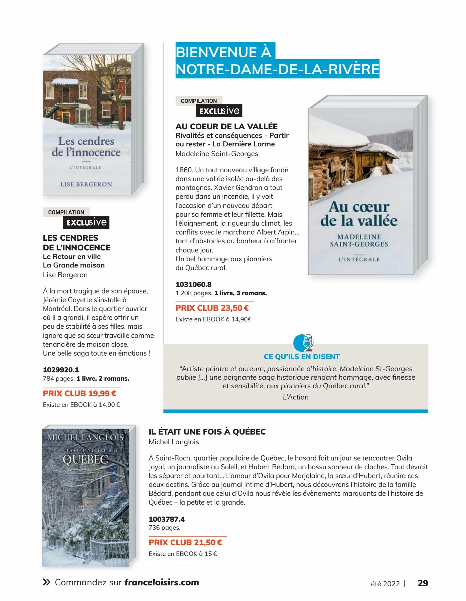Catalogue France Loisirs Le Mag, page 00029
