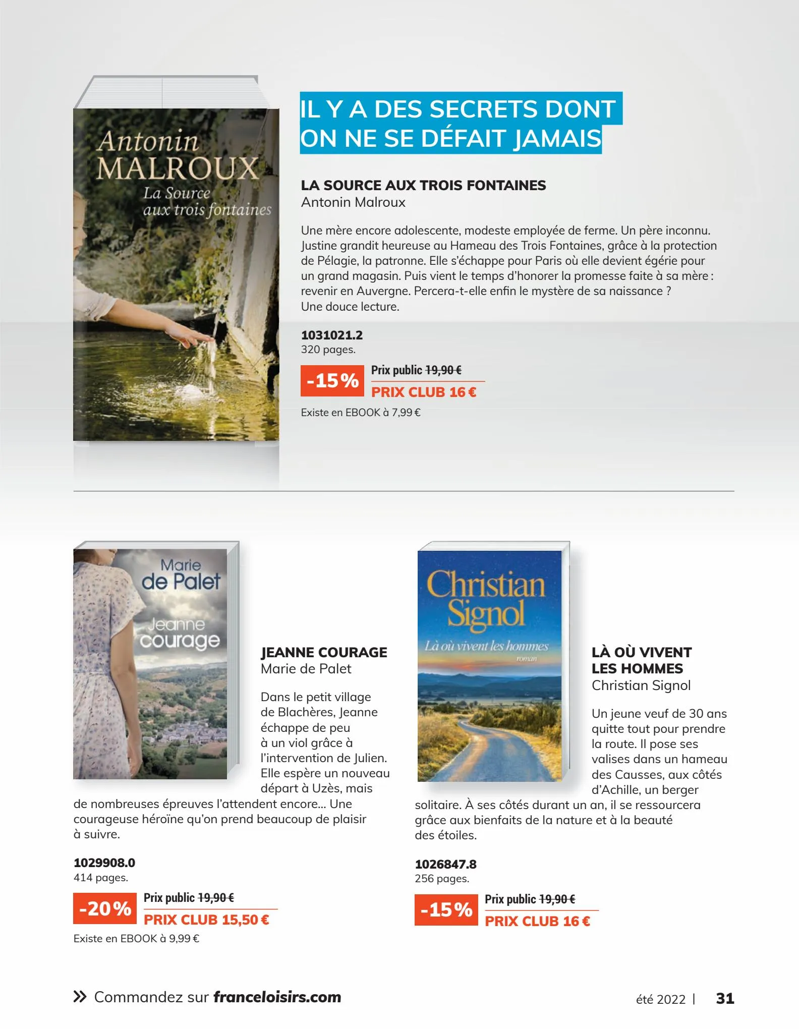 Catalogue France Loisirs Le Mag, page 00031