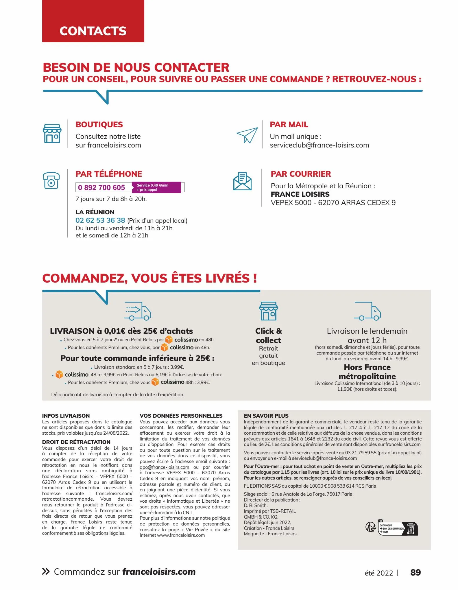Catalogue France Loisirs Le Mag, page 00089