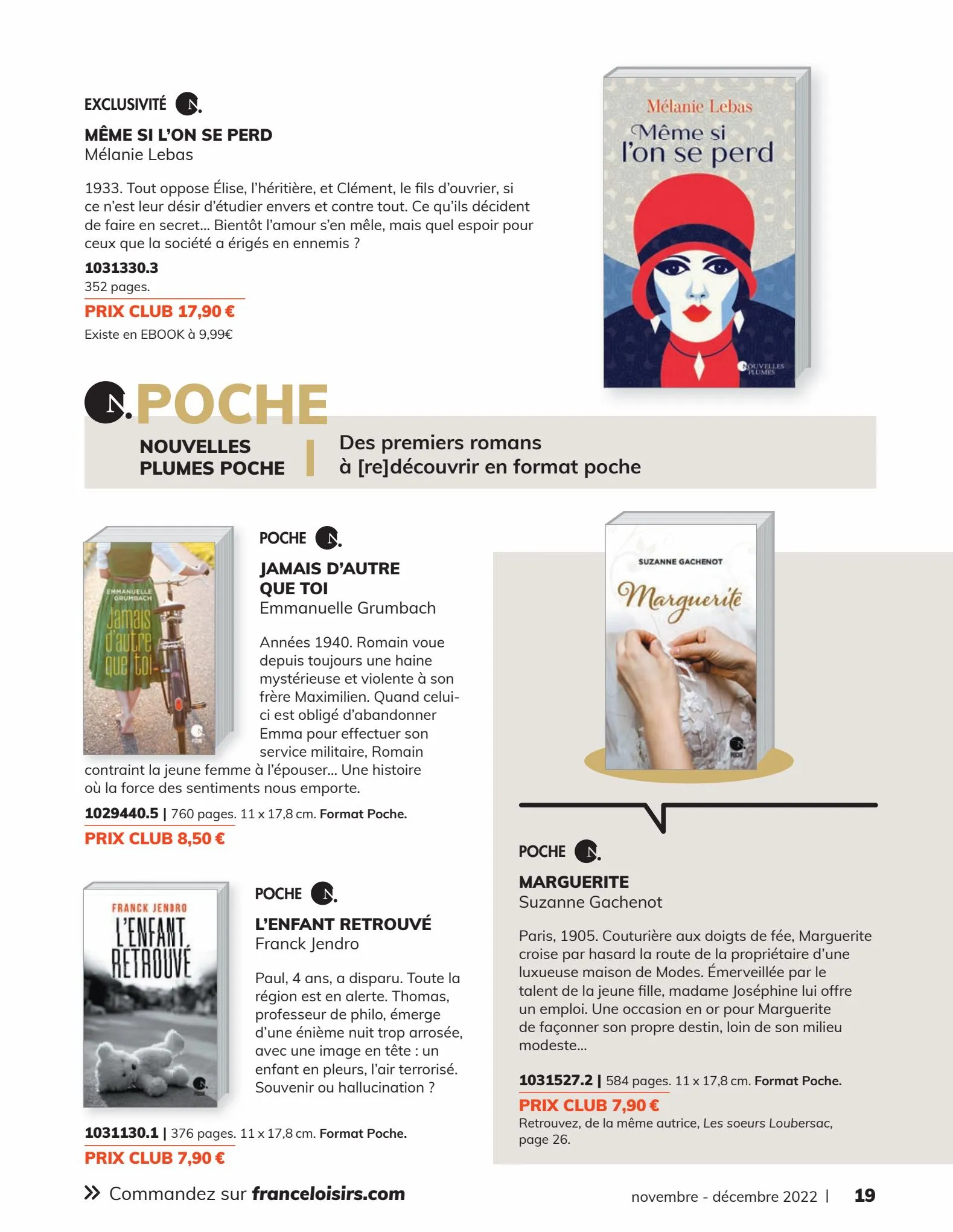 Catalogue France Loisirs Le Mag , page 00019