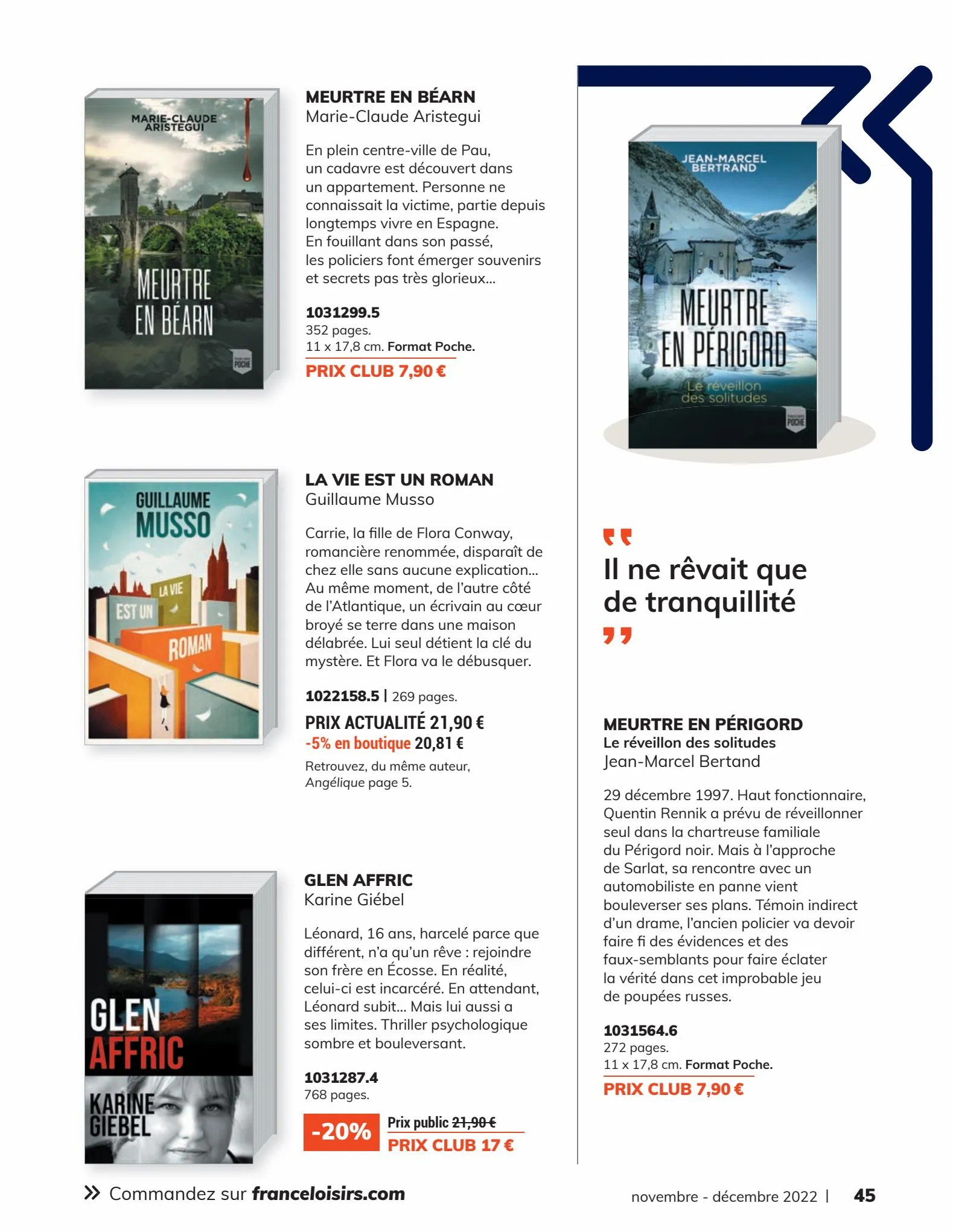 Catalogue France Loisirs Le Mag , page 00045