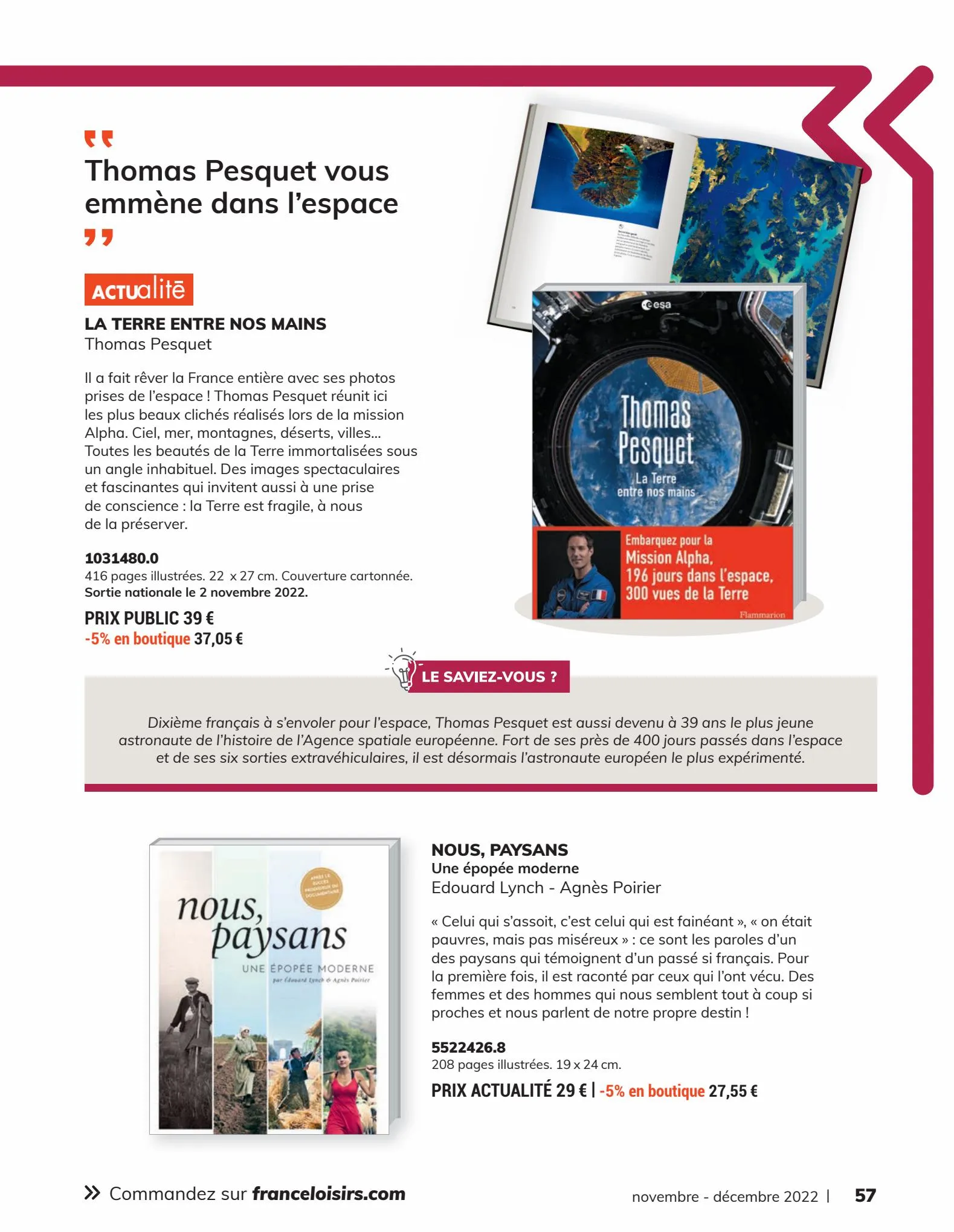 Catalogue France Loisirs Le Mag , page 00057