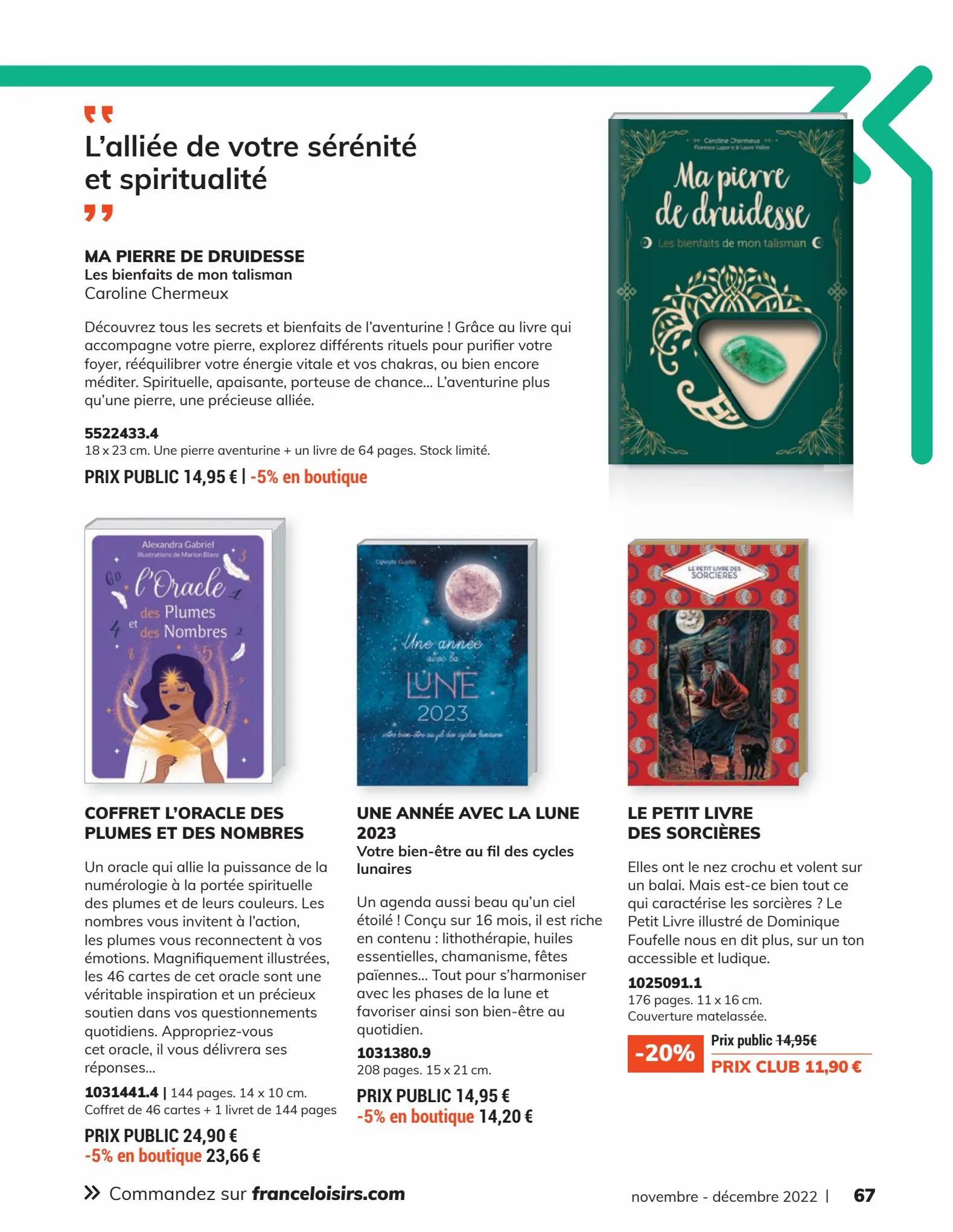 Catalogue France Loisirs Le Mag , page 00067