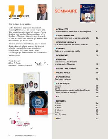 Catalogue France Loisirs | France Loisirs Le Mag  | 01/11/2022 - 31/12/2022