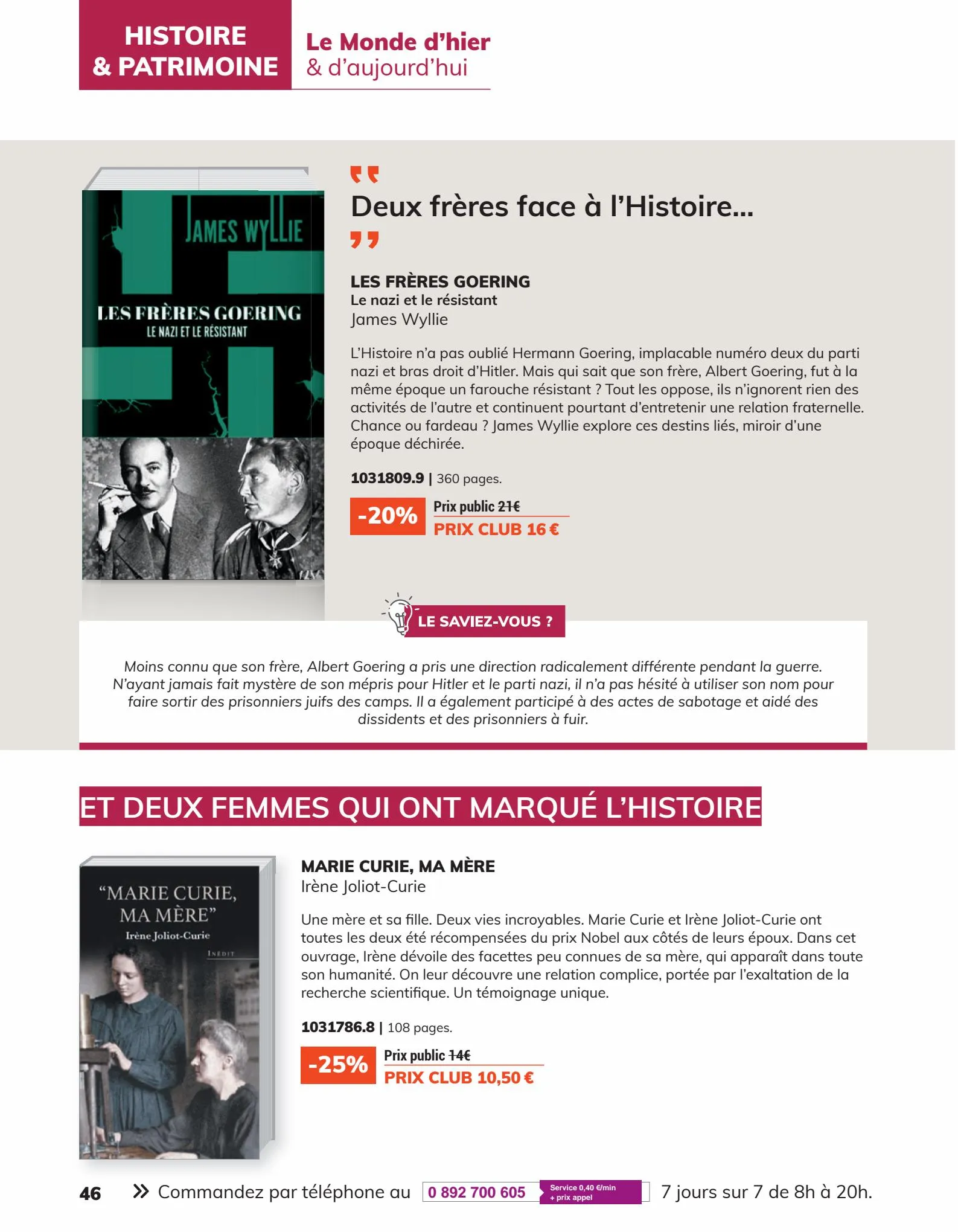 Catalogue FRANCE-LOISIRS NOUVEAU MAG, page 00046