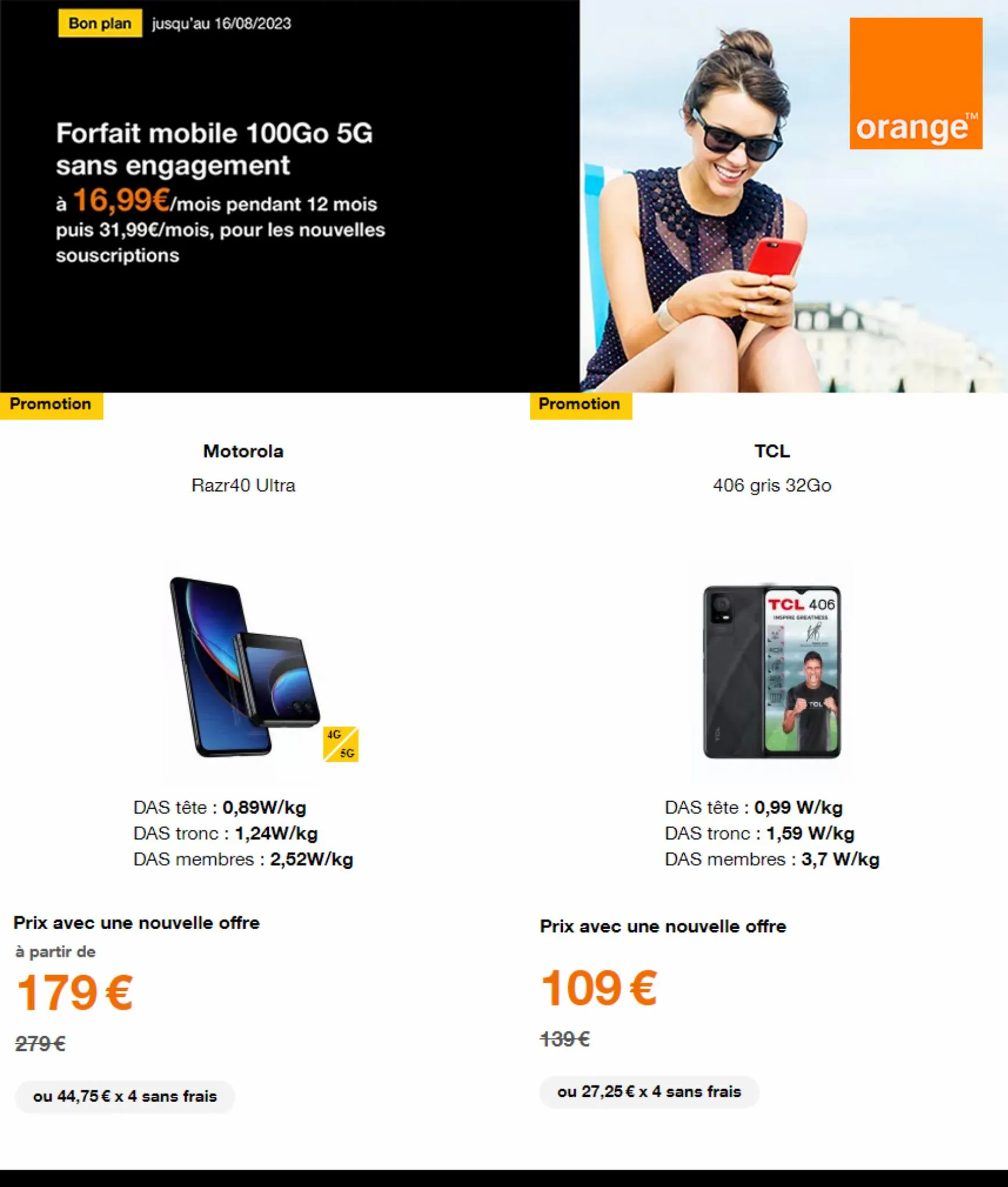 Catalogue Bons plans Orange:remises, page 00001