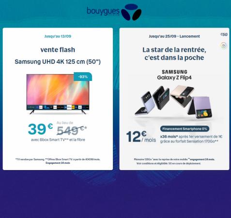 Catalogue Bouygues Telecom | Promotions | 02/09/2022 - 25/09/2022