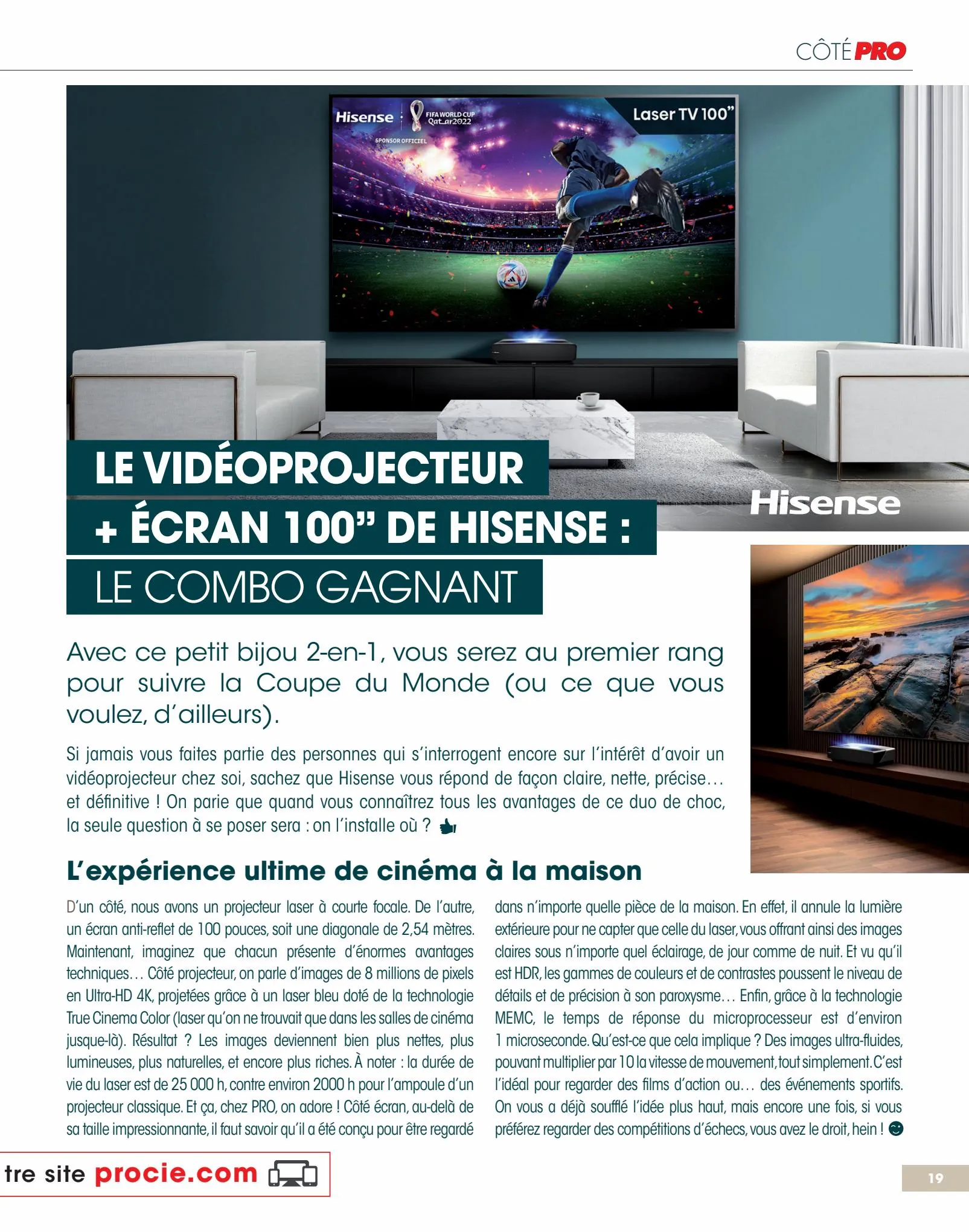 Catalogue LE MAGAZINE DES CLIENTS DE PRO, page 00019