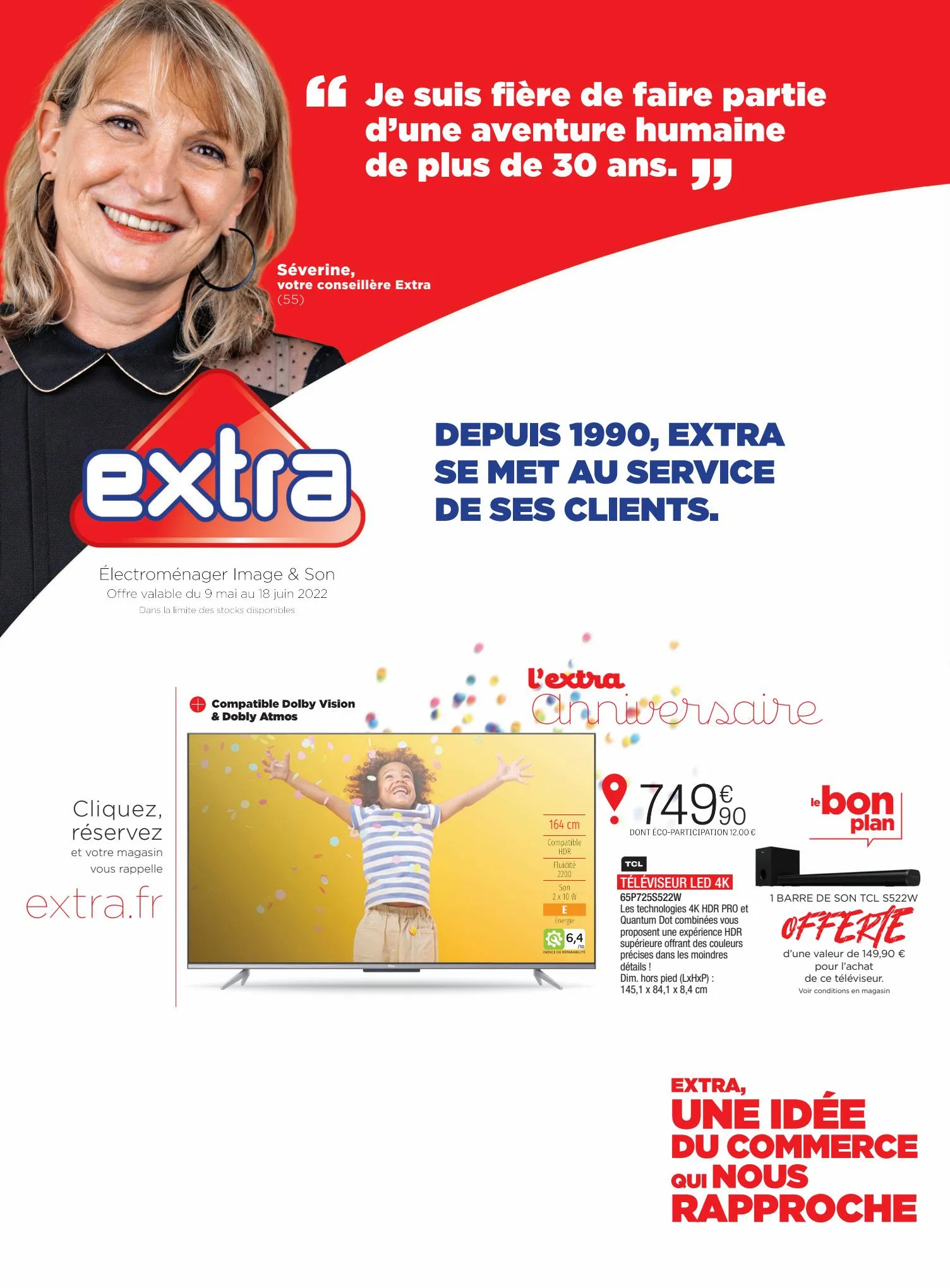 Catalogue Extra, l'enseigne au service de ses clients depuis 1990., page 00001