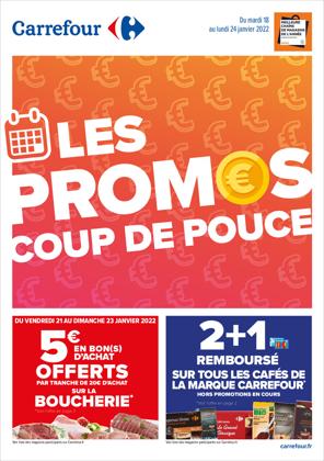 Promos de Hyper-Supermarchés dans le prospectus à Carrefour ( Publié hier)