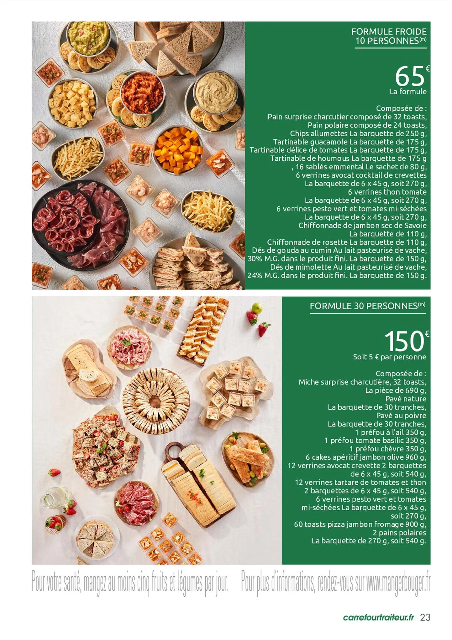 Catalogue Carrefour traiteur, page 00023