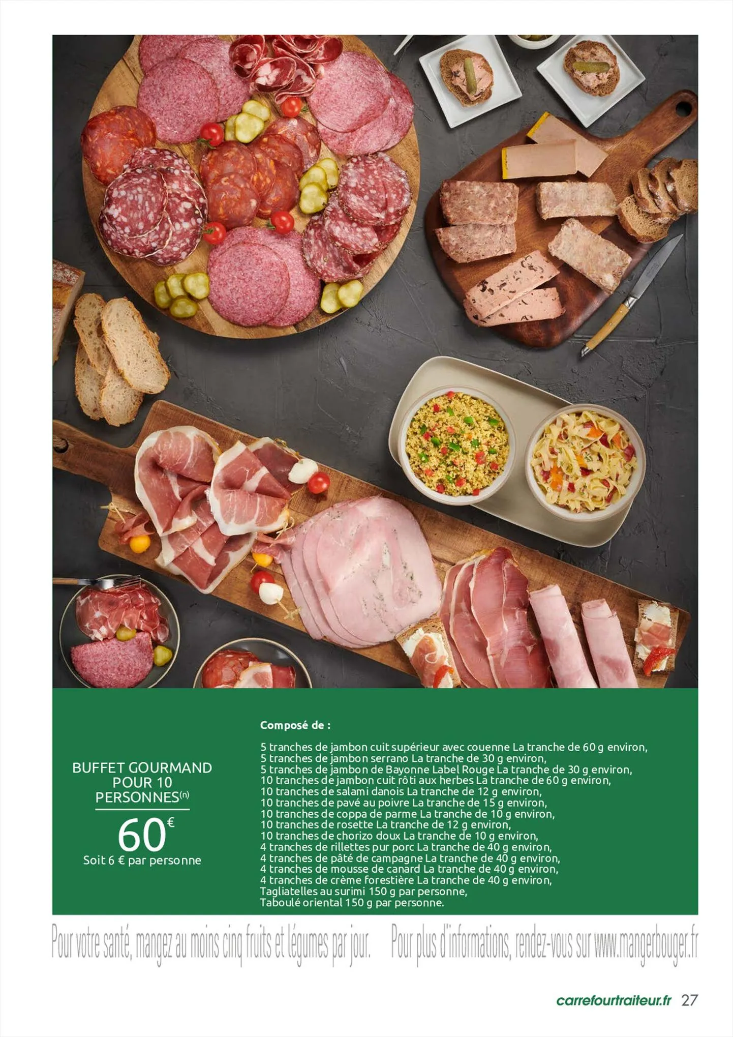 Catalogue Carrefour traiteur, page 00027