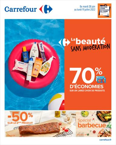 Catalogue Carrefour à Lyon | La beauté sans modération | 28/06/2022 - 11/07/2022