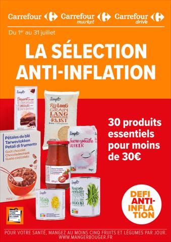 Catalogue Carrefour | Le Sélection Anti-Inflation | 01/07/2022 - 31/07/2022