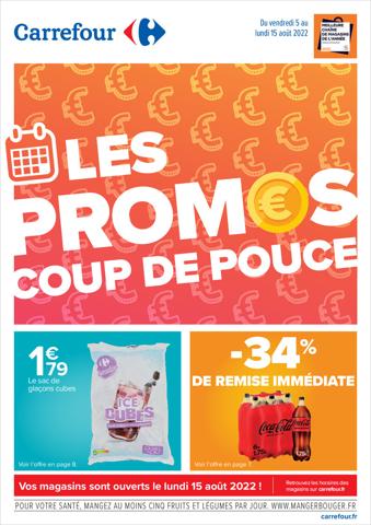 Catalogue Carrefour | Les Promos Coup de Pouce | 08/08/2022 - 15/08/2022