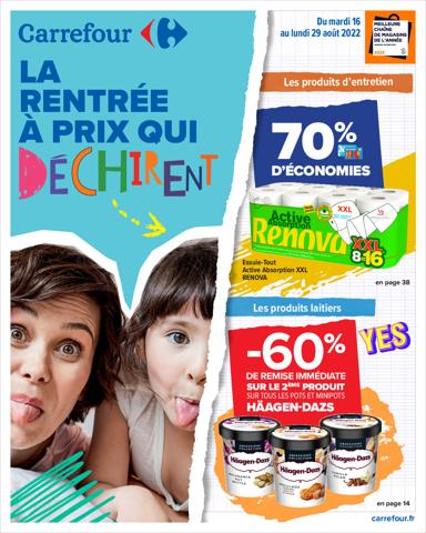 Catalogue Carrefour à Marseille | LA RENTRÉE À PRIX QUI DÉCHIRENT | 16/08/2022 - 29/08/2022
