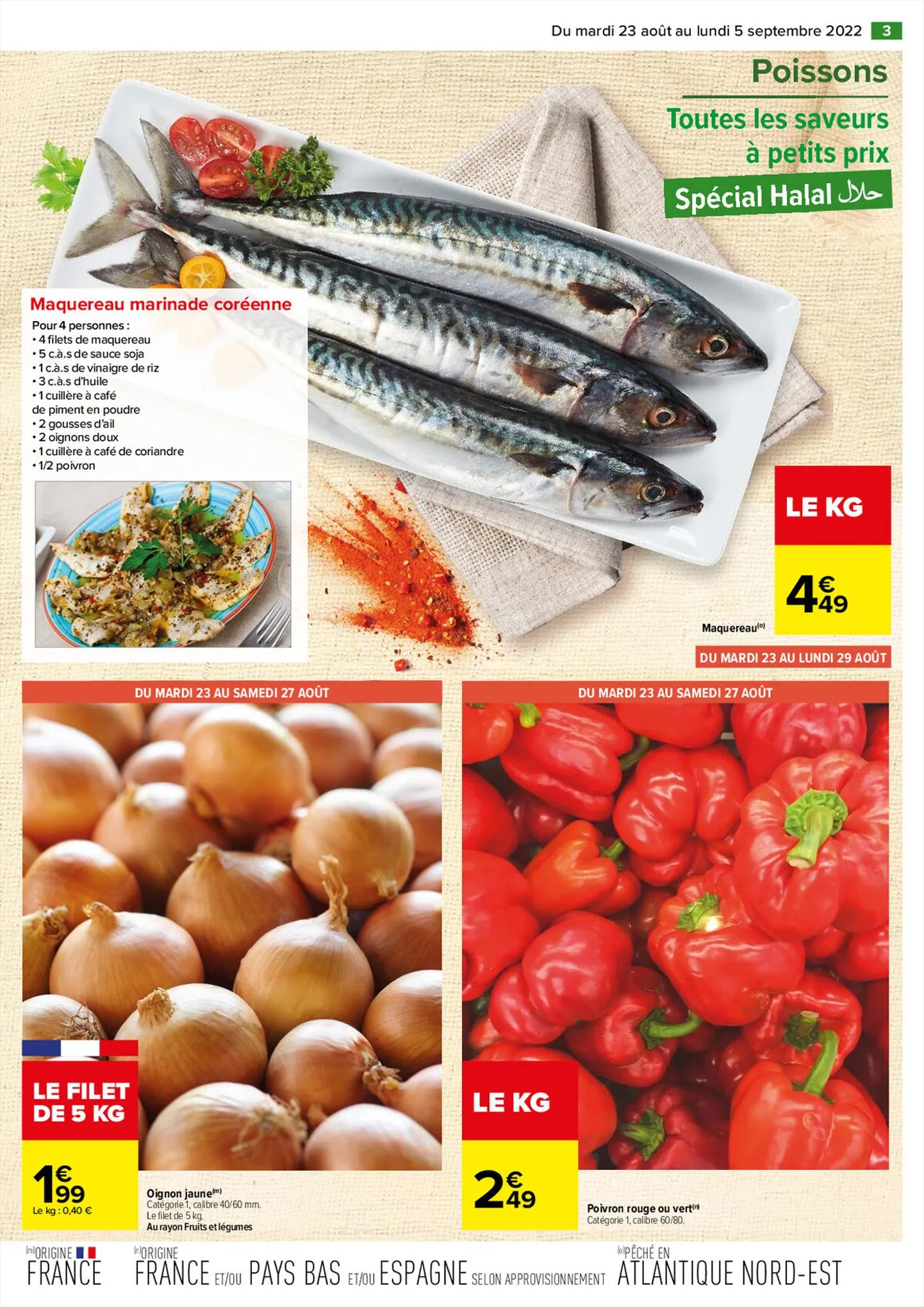 Catalogue Halal - Les petits prix de septembre , page 00003