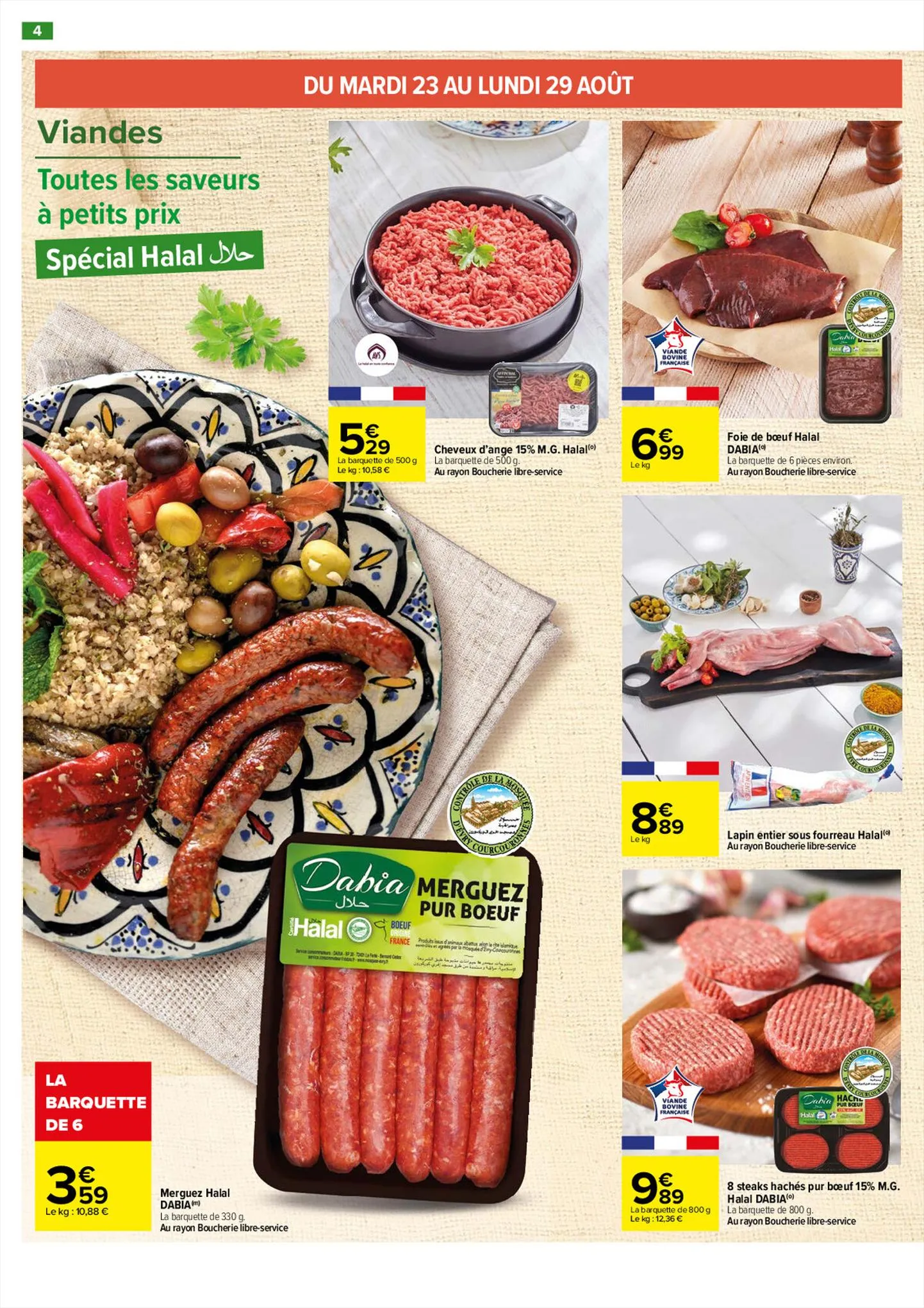 Catalogue Halal - Les petits prix de septembre , page 00004
