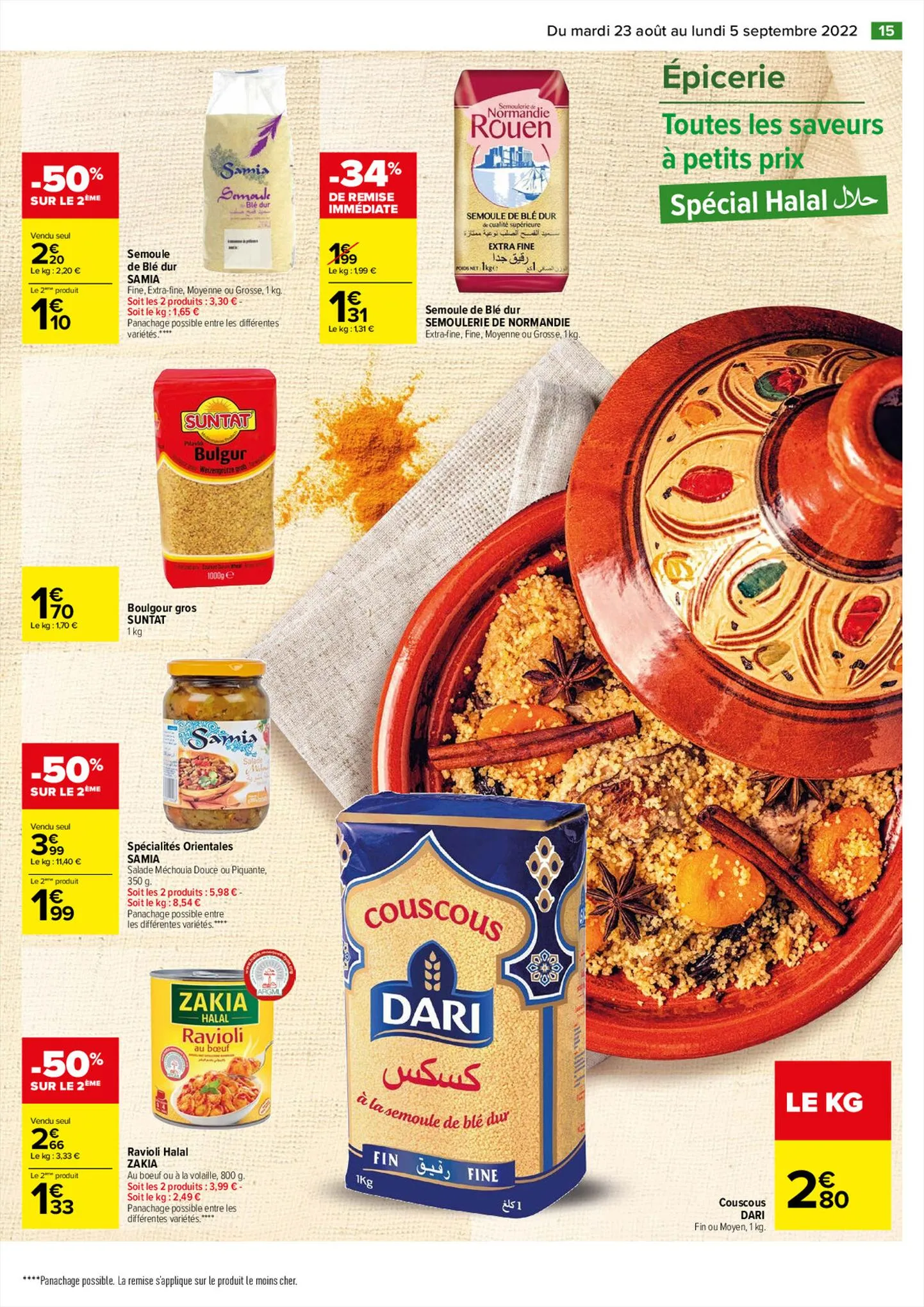 Catalogue Halal - Les petits prix de septembre , page 00015