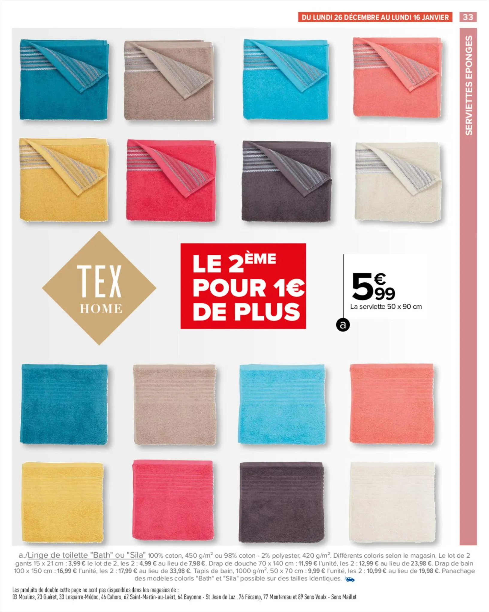 Catalogue Le Blanc Bonjour les Petits Prix, page 00033
