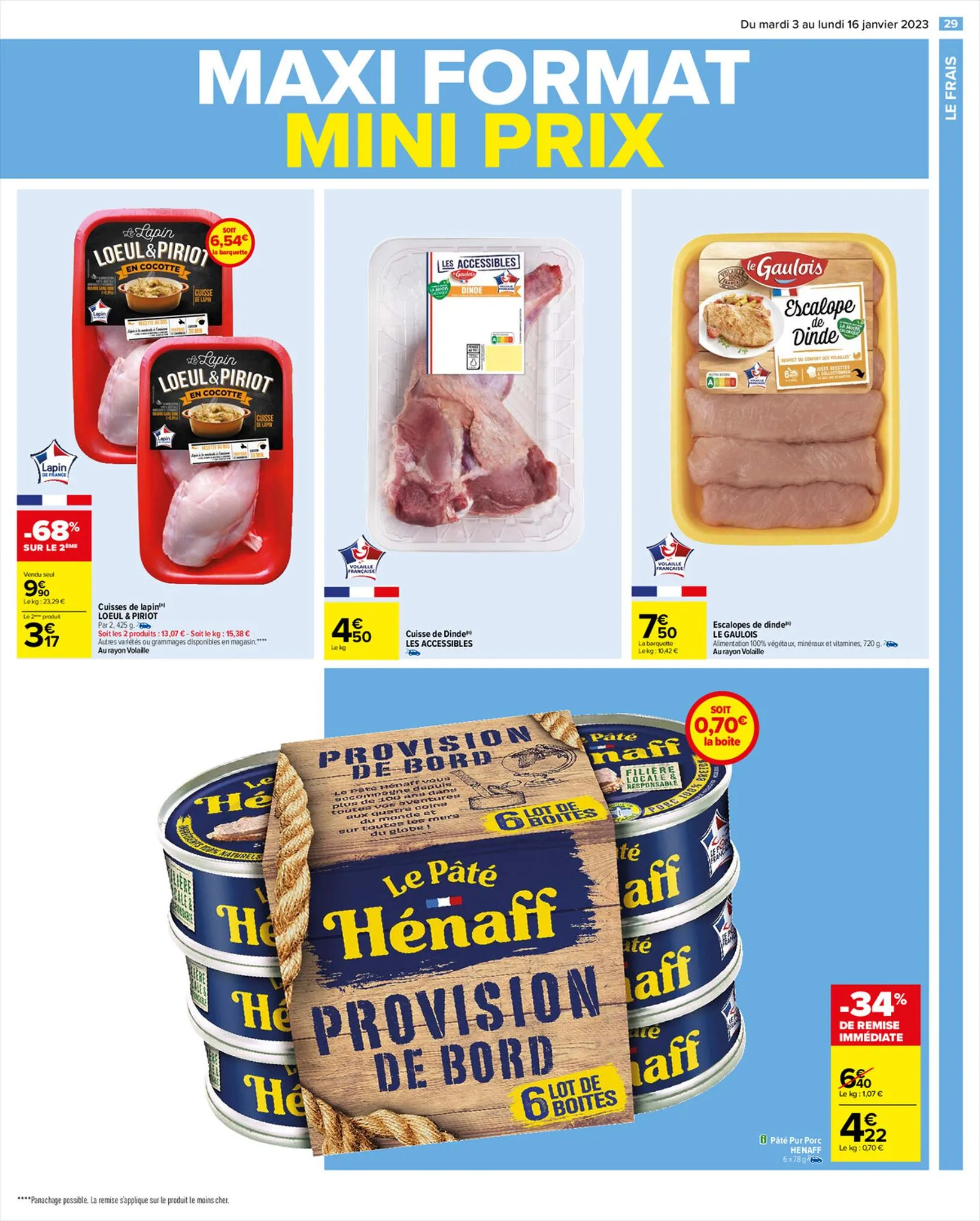 Catalogue MAXI FORMAT MINI PRIX, page 00029
