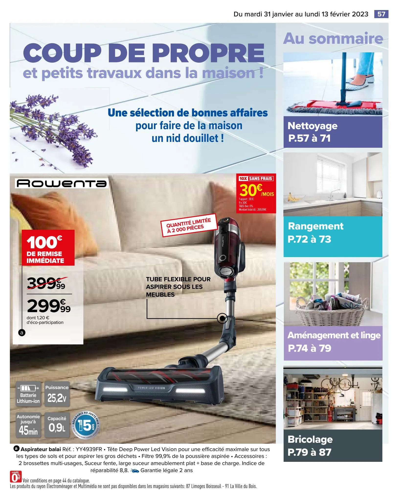 Catalogue Coup de propre dans la maison, page 00057