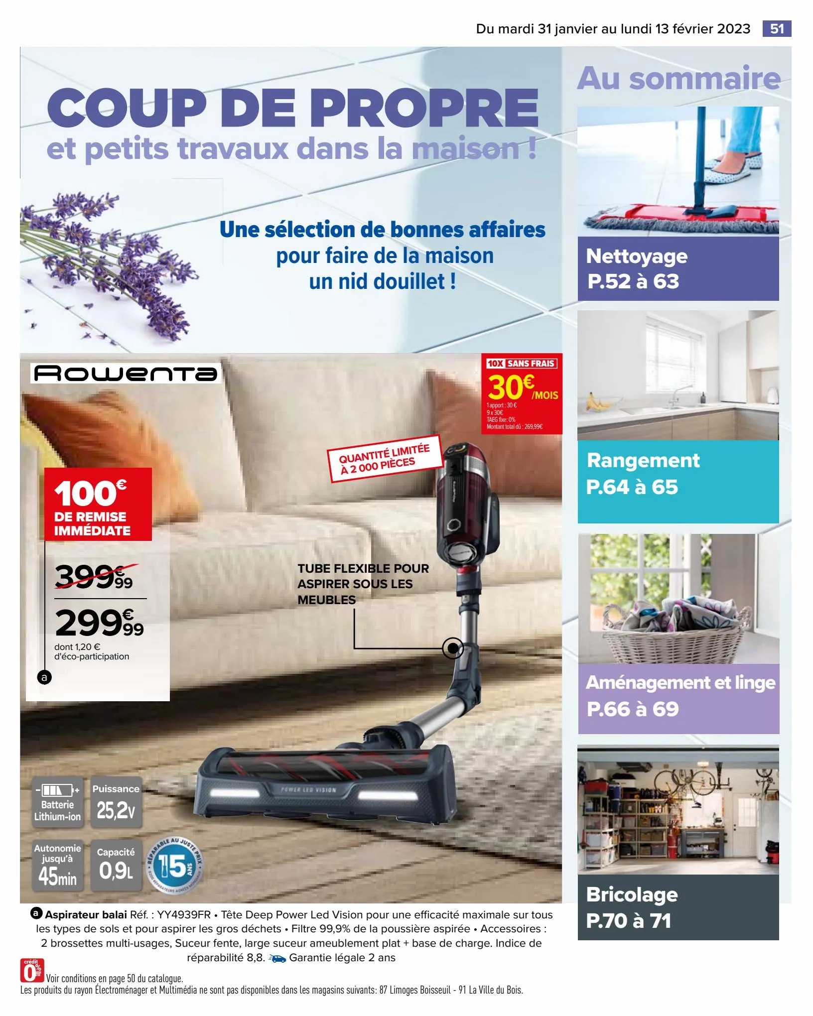 Catalogue Coup de propre dans la maison, page 00051