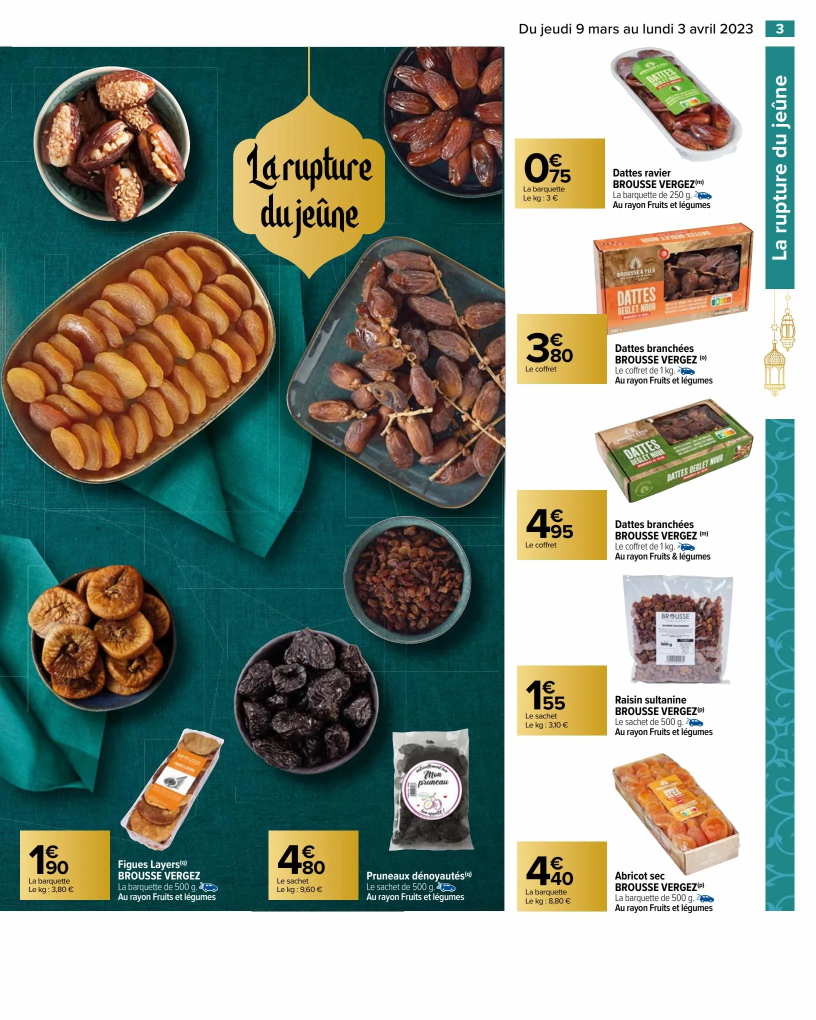 Catalogue Tout le Ramadan a`petits prix, page 00003